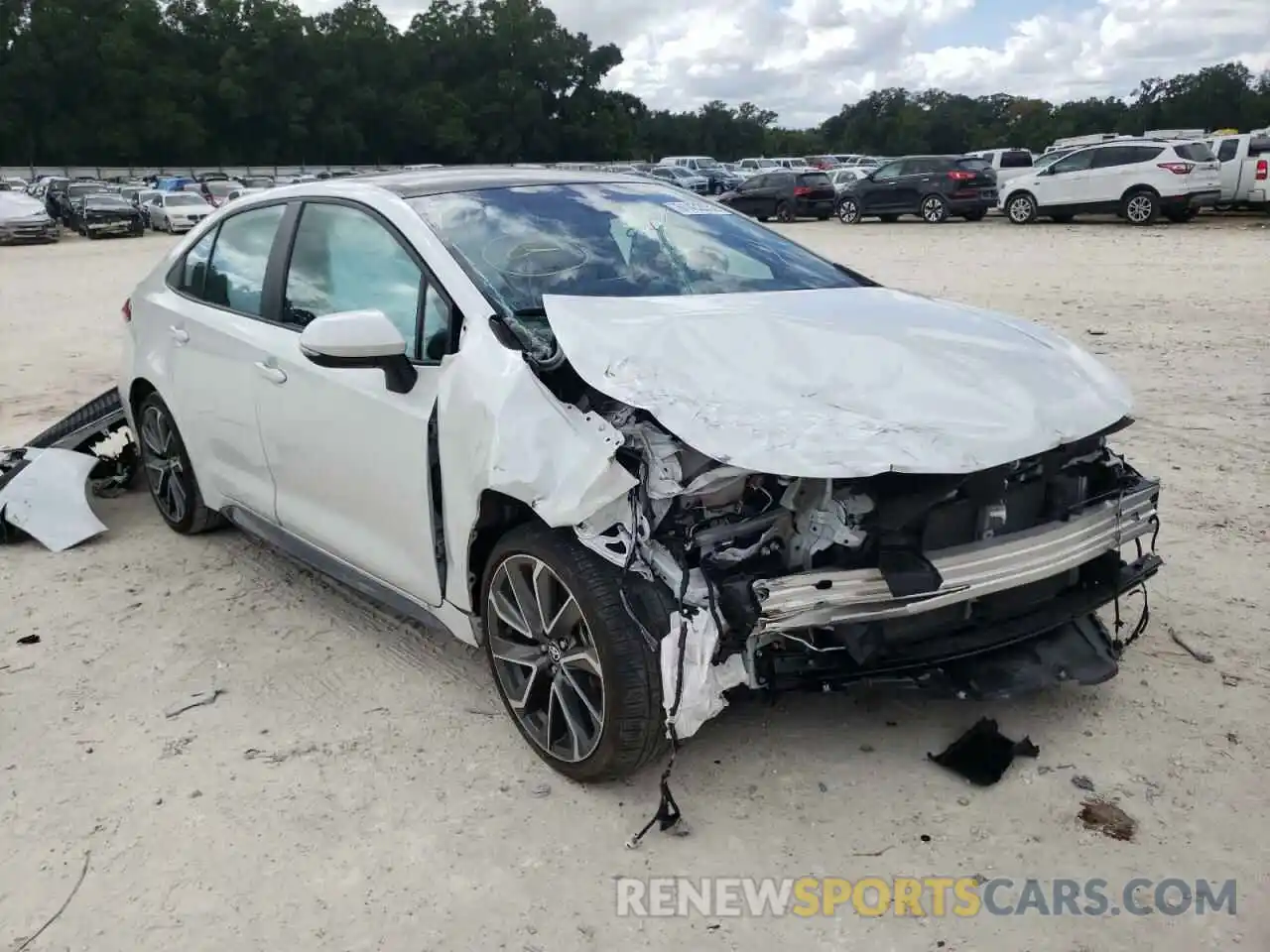 1 Photograph of a damaged car 5YFS4MCE8NP101148 TOYOTA COROLLA 2022