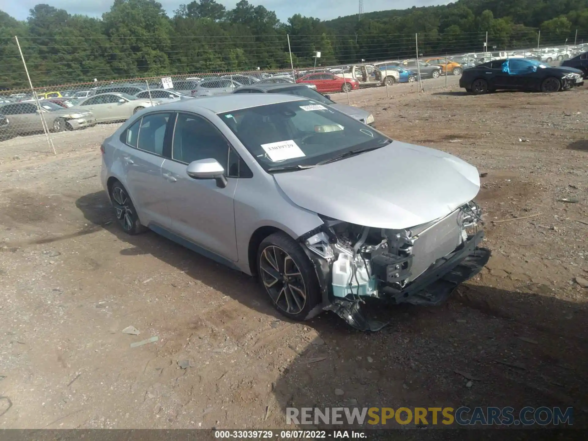 1 Photograph of a damaged car 5YFS4MCE8NP102512 TOYOTA COROLLA 2022