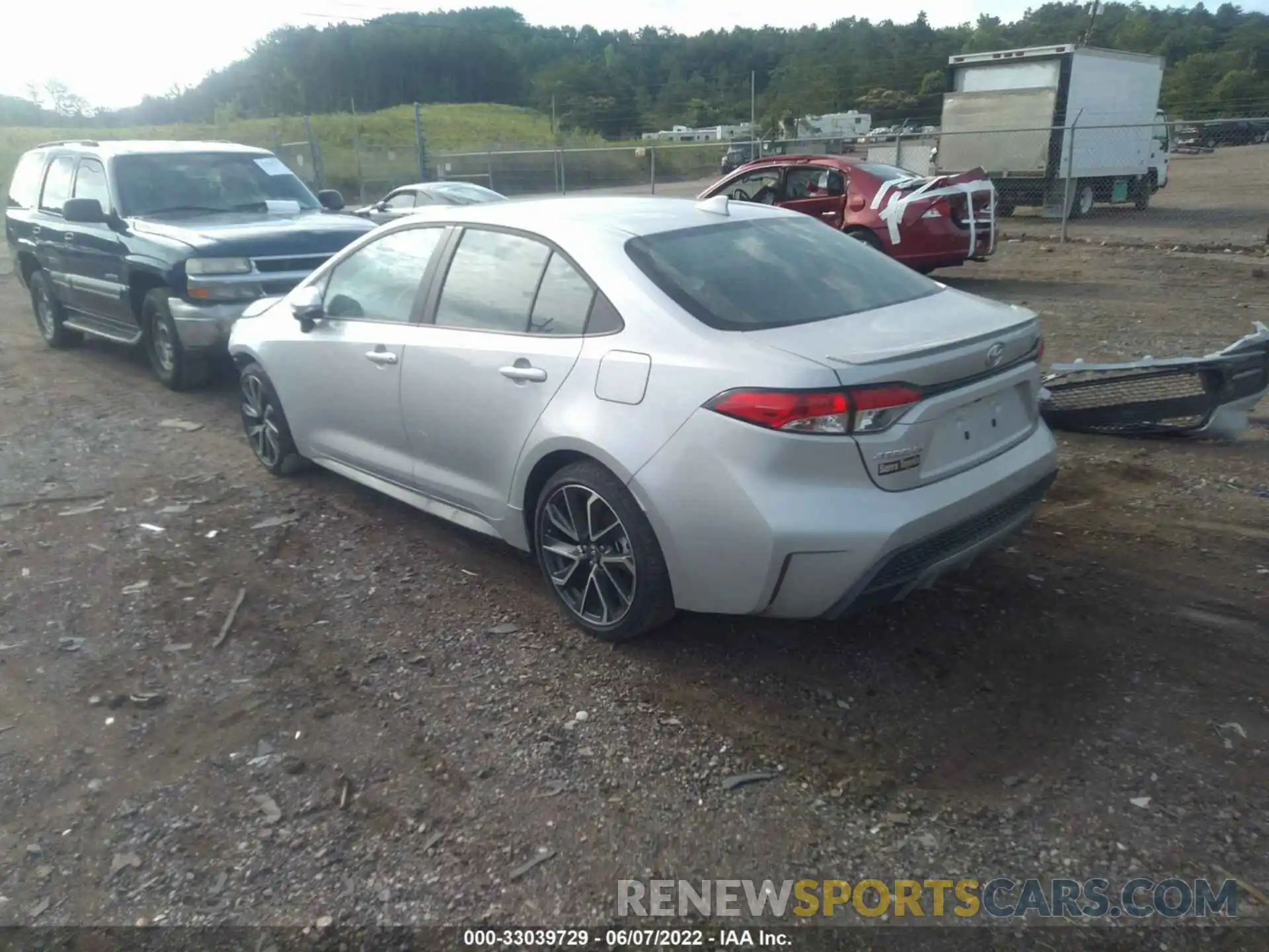 3 Photograph of a damaged car 5YFS4MCE8NP102512 TOYOTA COROLLA 2022