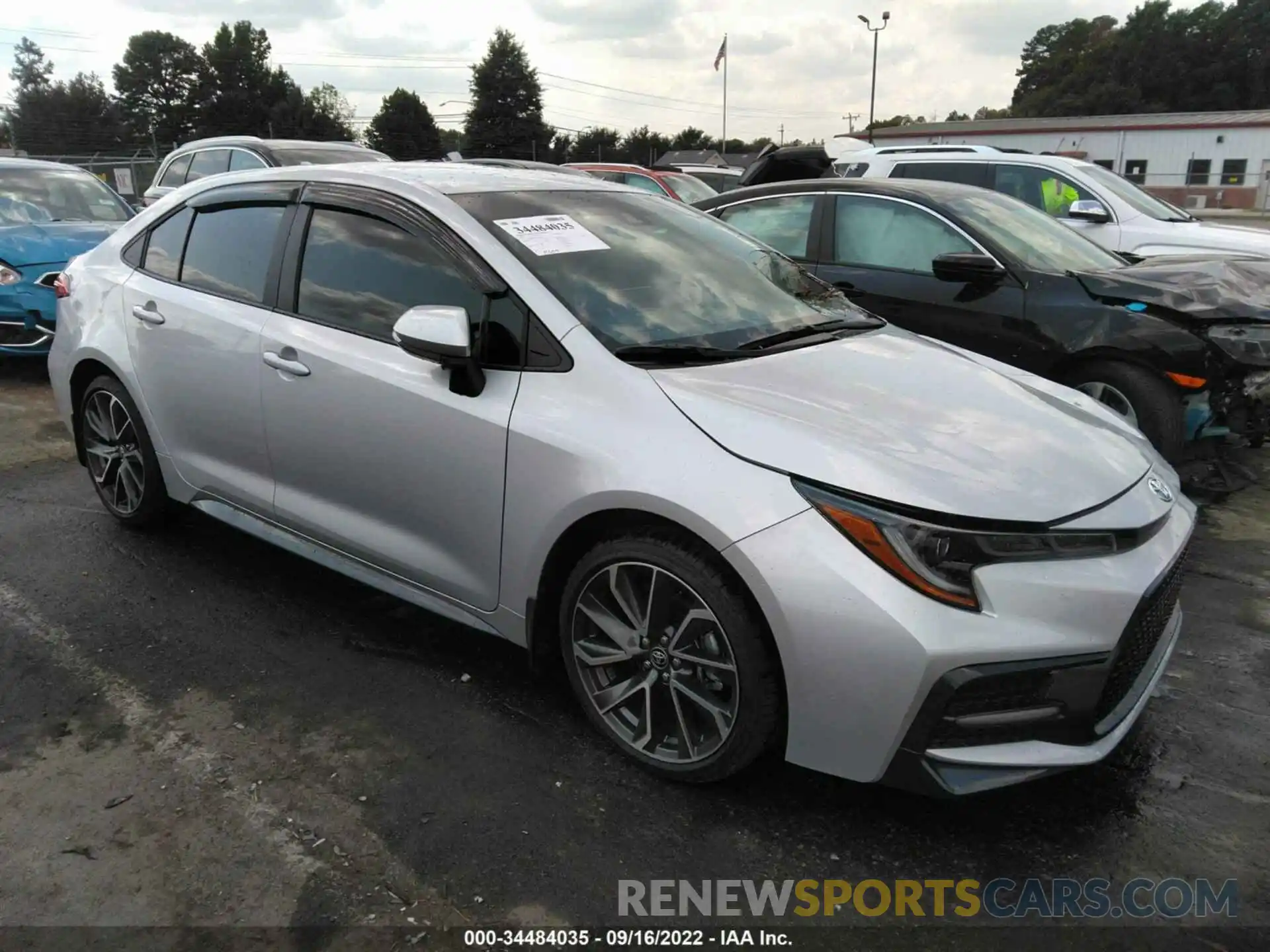 1 Photograph of a damaged car 5YFS4MCE8NP105152 TOYOTA COROLLA 2022