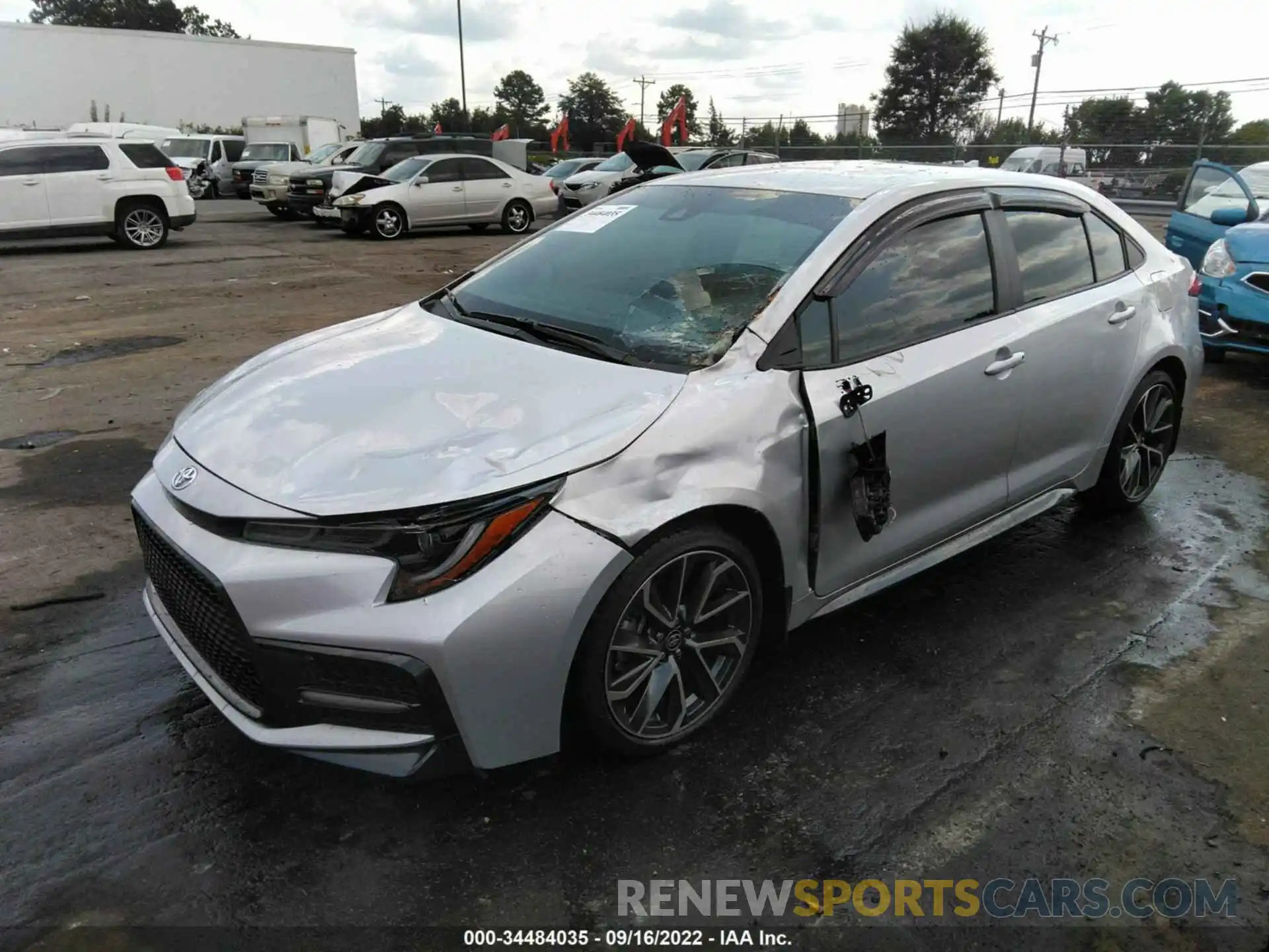 2 Photograph of a damaged car 5YFS4MCE8NP105152 TOYOTA COROLLA 2022