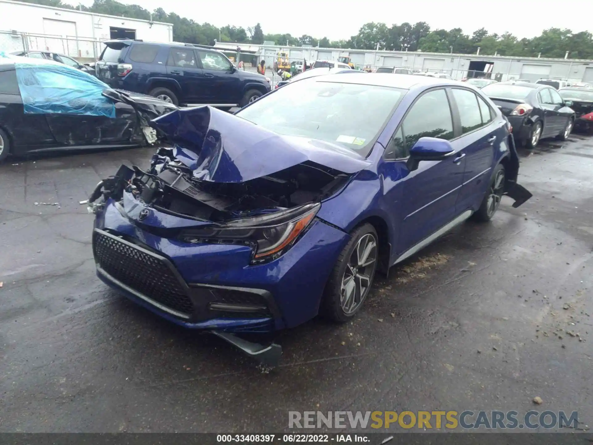 2 Photograph of a damaged car 5YFS4MCE8NP114076 TOYOTA COROLLA 2022