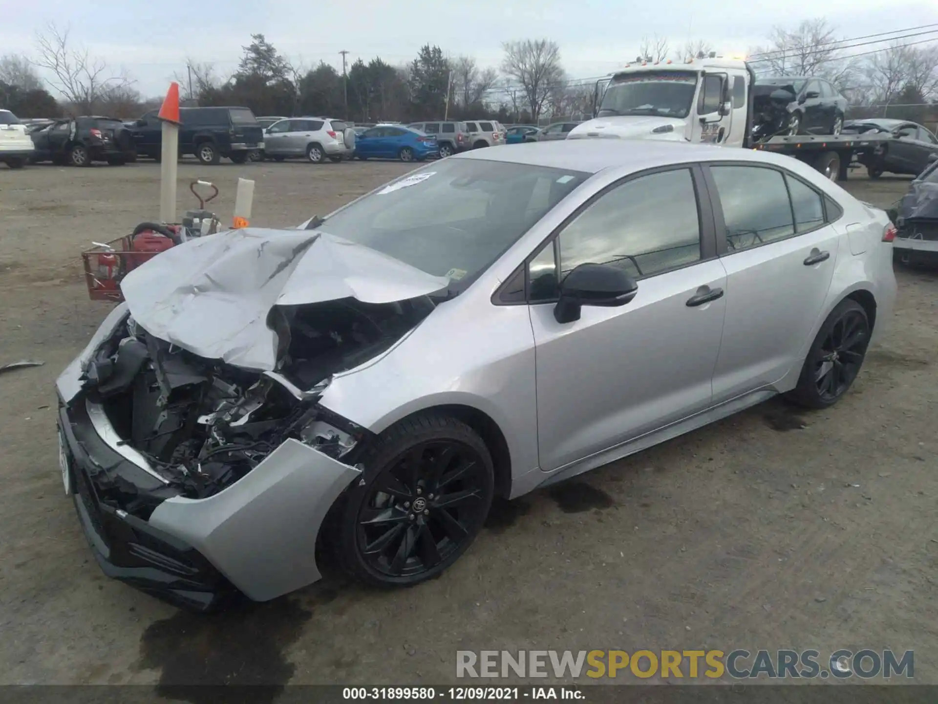 2 Photograph of a damaged car 5YFS4MCE9NP100705 TOYOTA COROLLA 2022