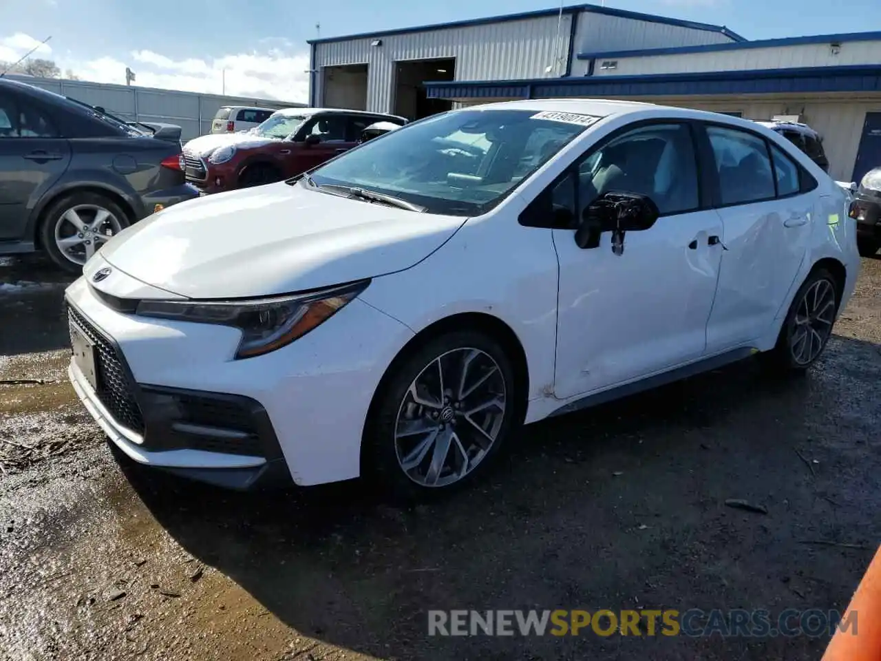 1 Photograph of a damaged car 5YFS4MCE9NP104530 TOYOTA COROLLA 2022