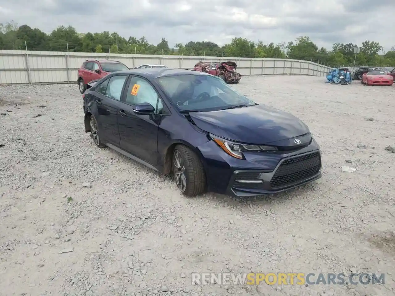 1 Photograph of a damaged car 5YFS4MCE9NP114474 TOYOTA COROLLA 2022