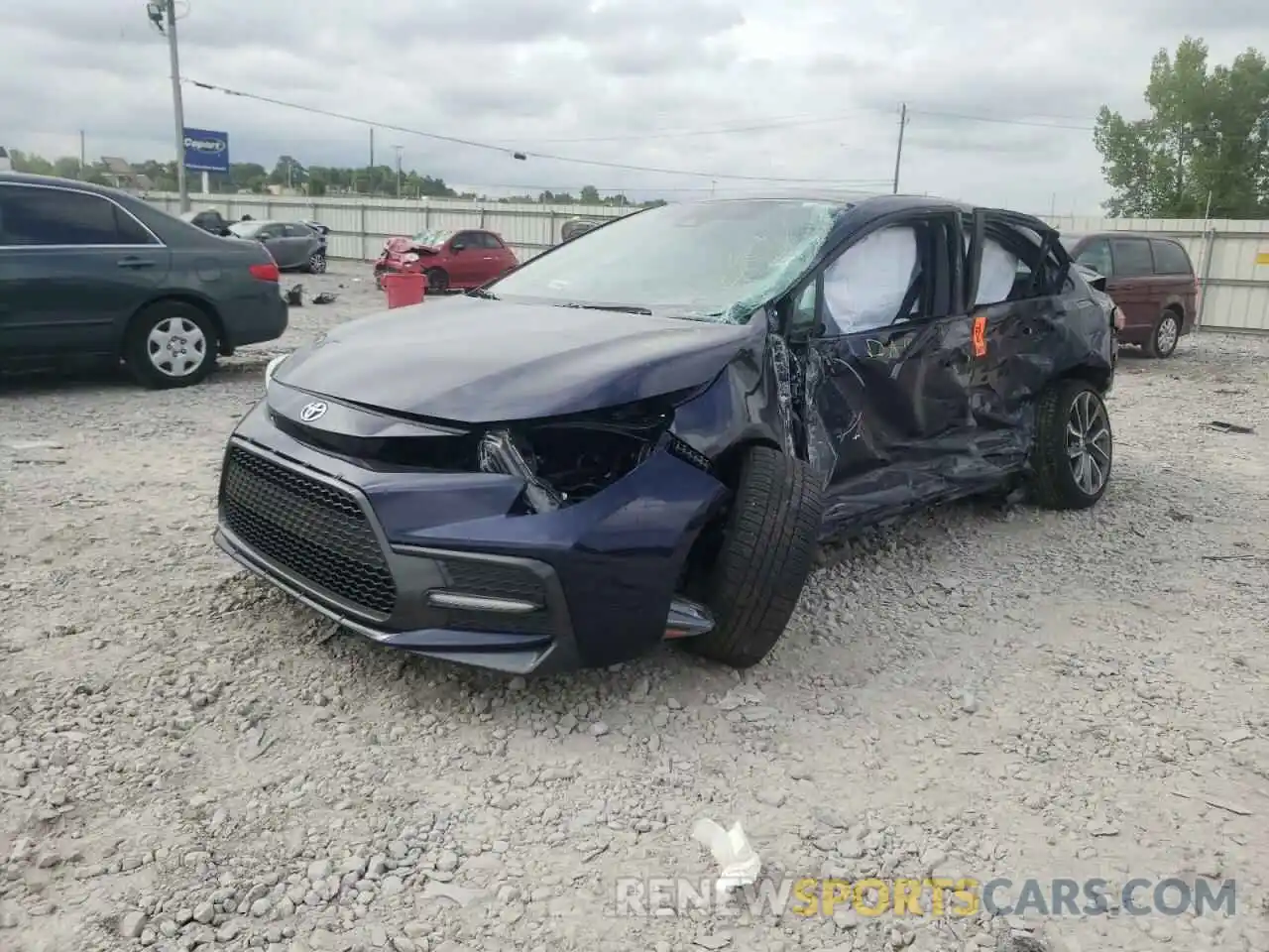 2 Photograph of a damaged car 5YFS4MCE9NP114474 TOYOTA COROLLA 2022