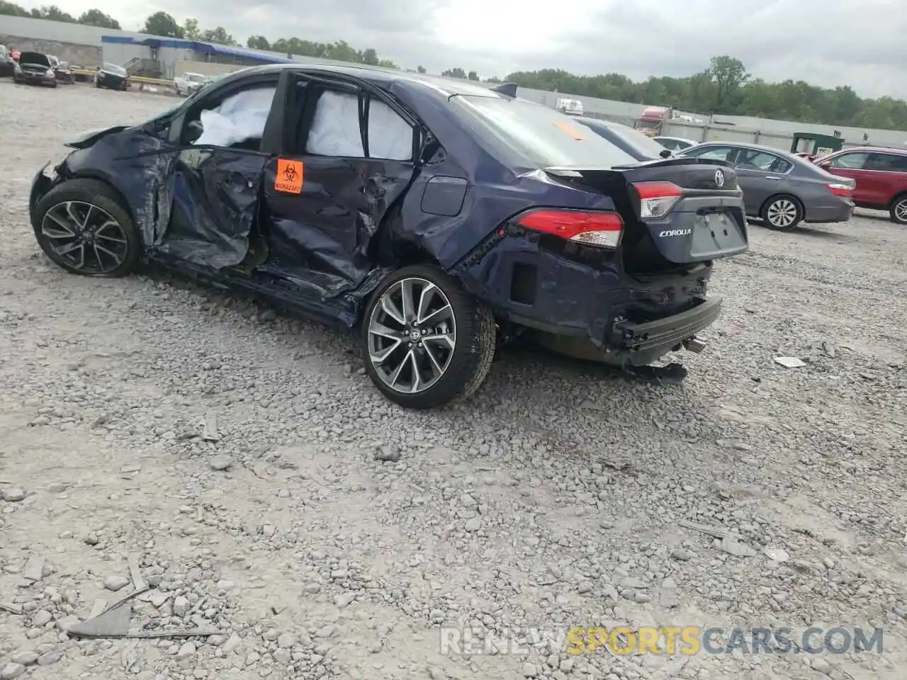 3 Photograph of a damaged car 5YFS4MCE9NP114474 TOYOTA COROLLA 2022