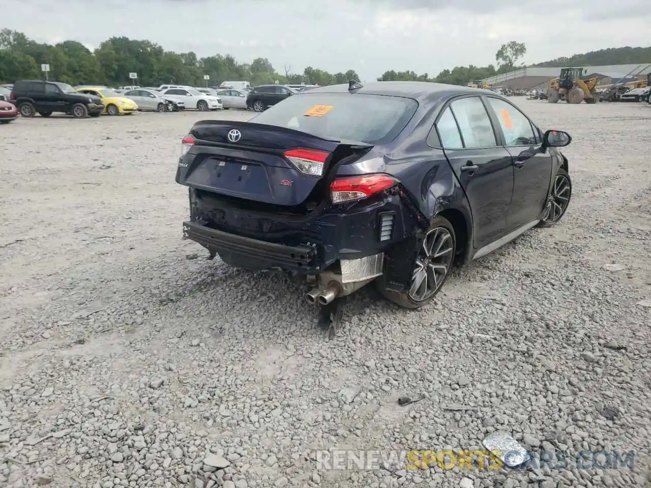 4 Photograph of a damaged car 5YFS4MCE9NP114474 TOYOTA COROLLA 2022