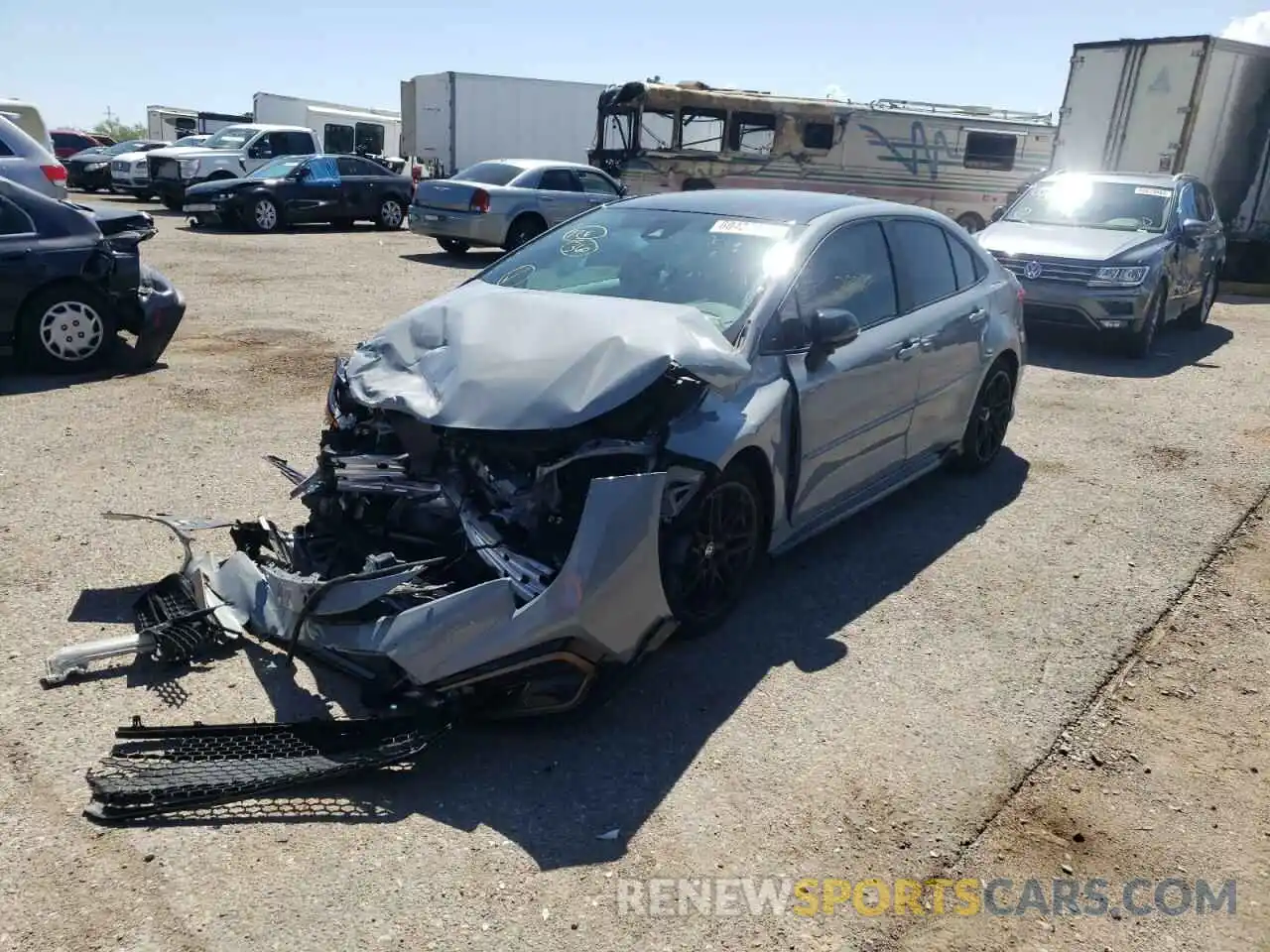 2 Photograph of a damaged car 5YFS4MCE9NP118301 TOYOTA COROLLA 2022