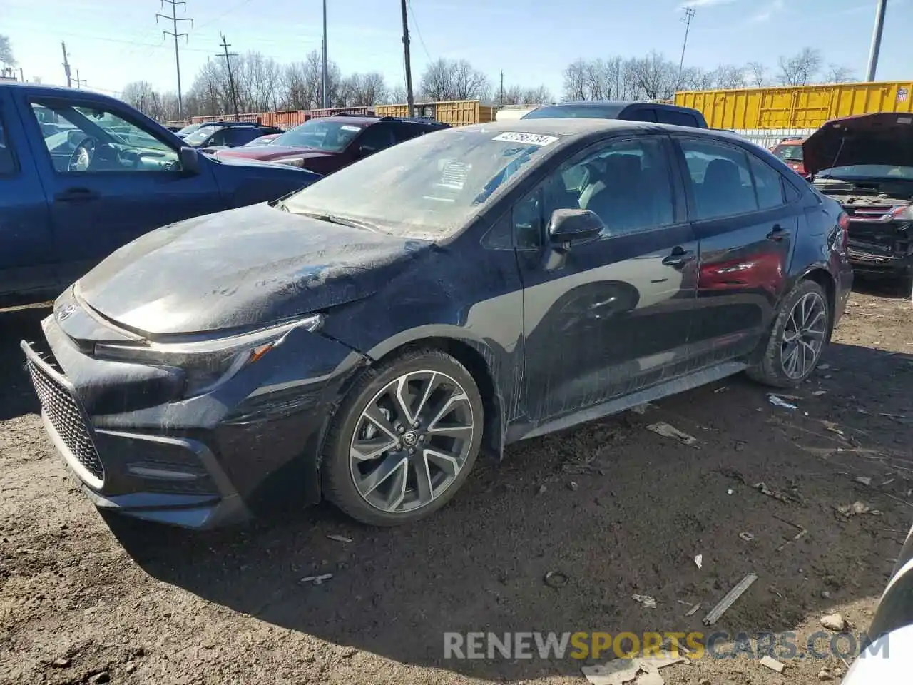 1 Photograph of a damaged car 5YFS4MCE9NP126673 TOYOTA COROLLA 2022