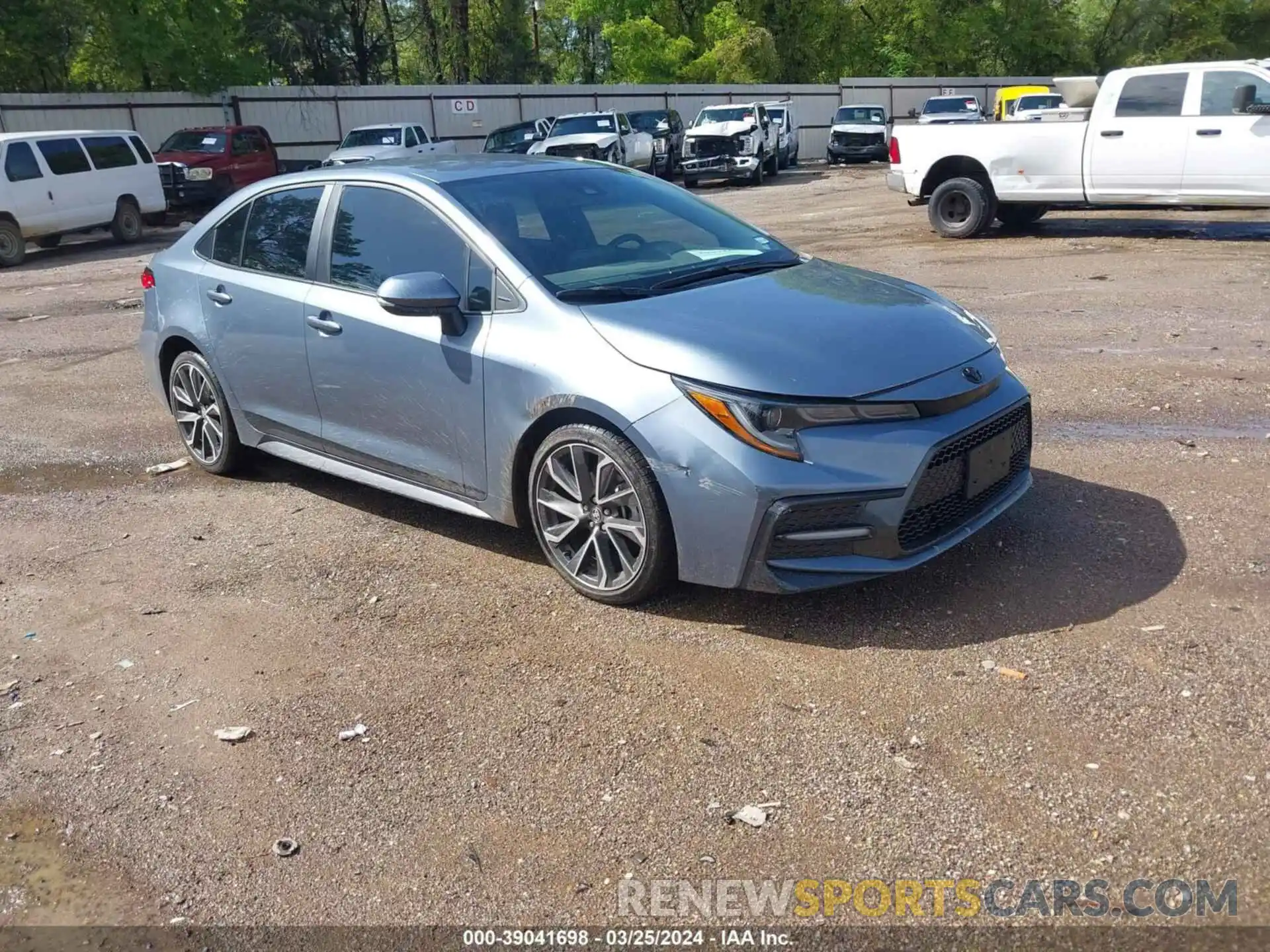 1 Photograph of a damaged car 5YFS4MCE9NP127547 TOYOTA COROLLA 2022