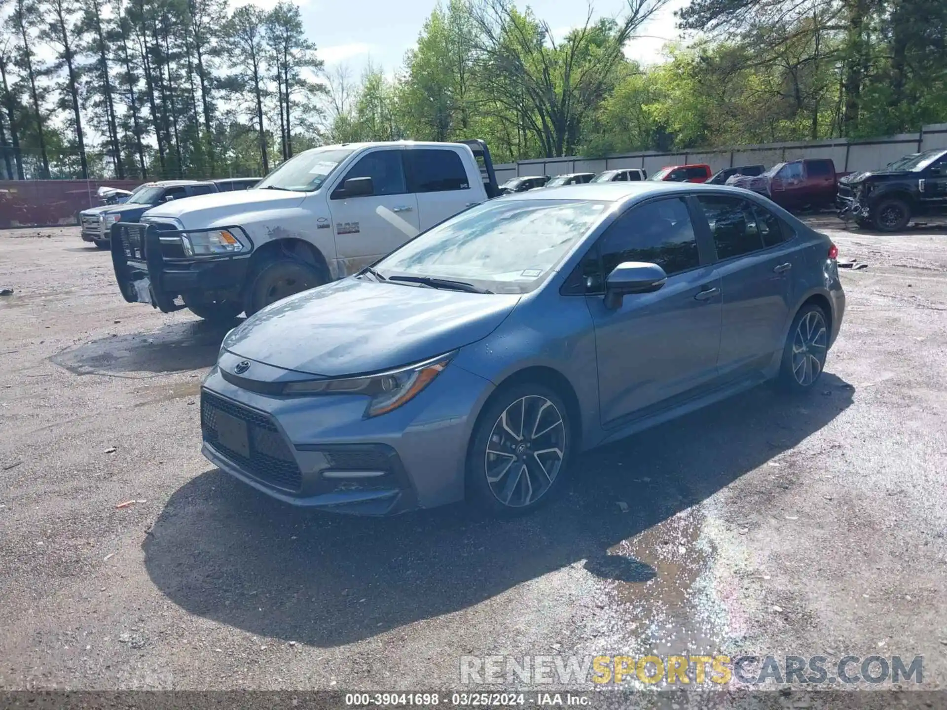 2 Photograph of a damaged car 5YFS4MCE9NP127547 TOYOTA COROLLA 2022