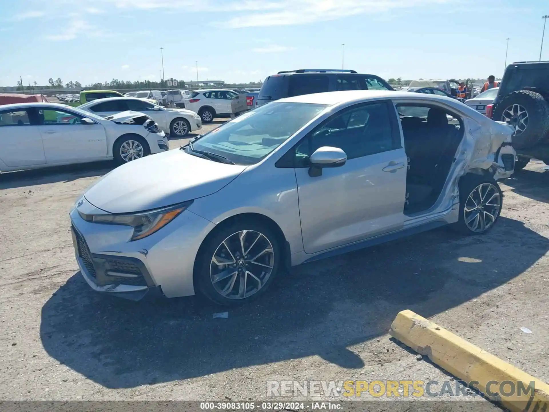 2 Photograph of a damaged car 5YFS4MCEXNP099144 TOYOTA COROLLA 2022