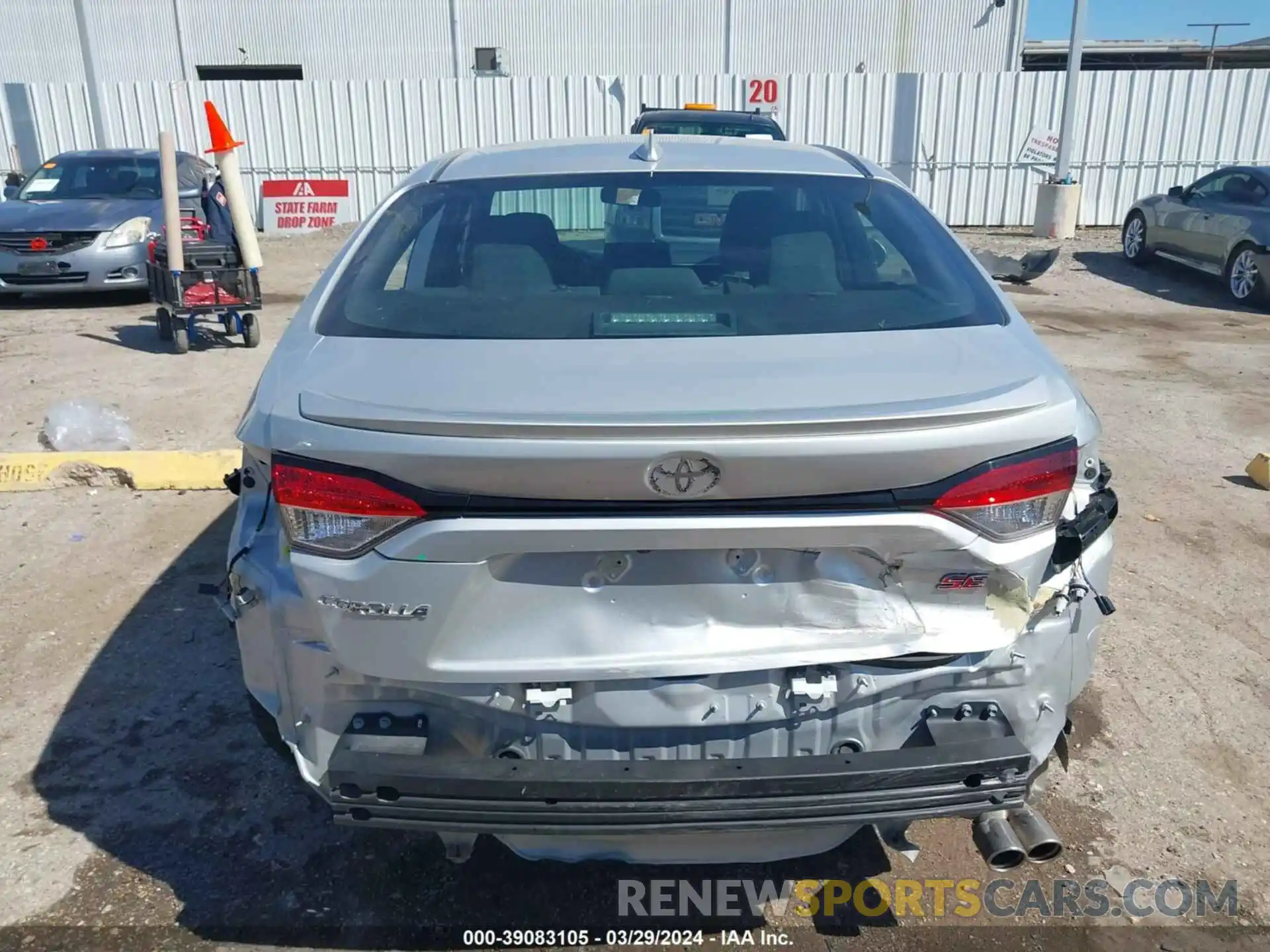 6 Photograph of a damaged car 5YFS4MCEXNP099144 TOYOTA COROLLA 2022