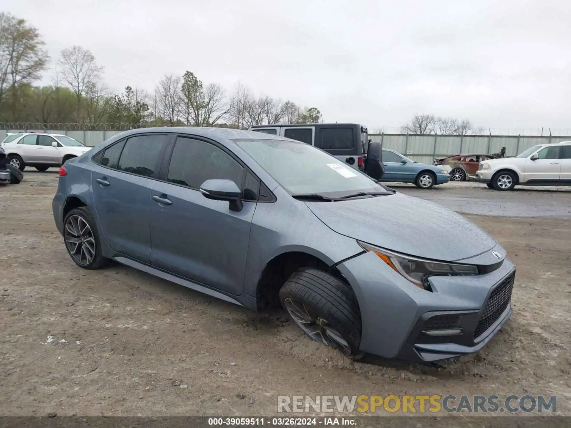 1 Photograph of a damaged car 5YFS4MCEXNP099483 TOYOTA COROLLA 2022