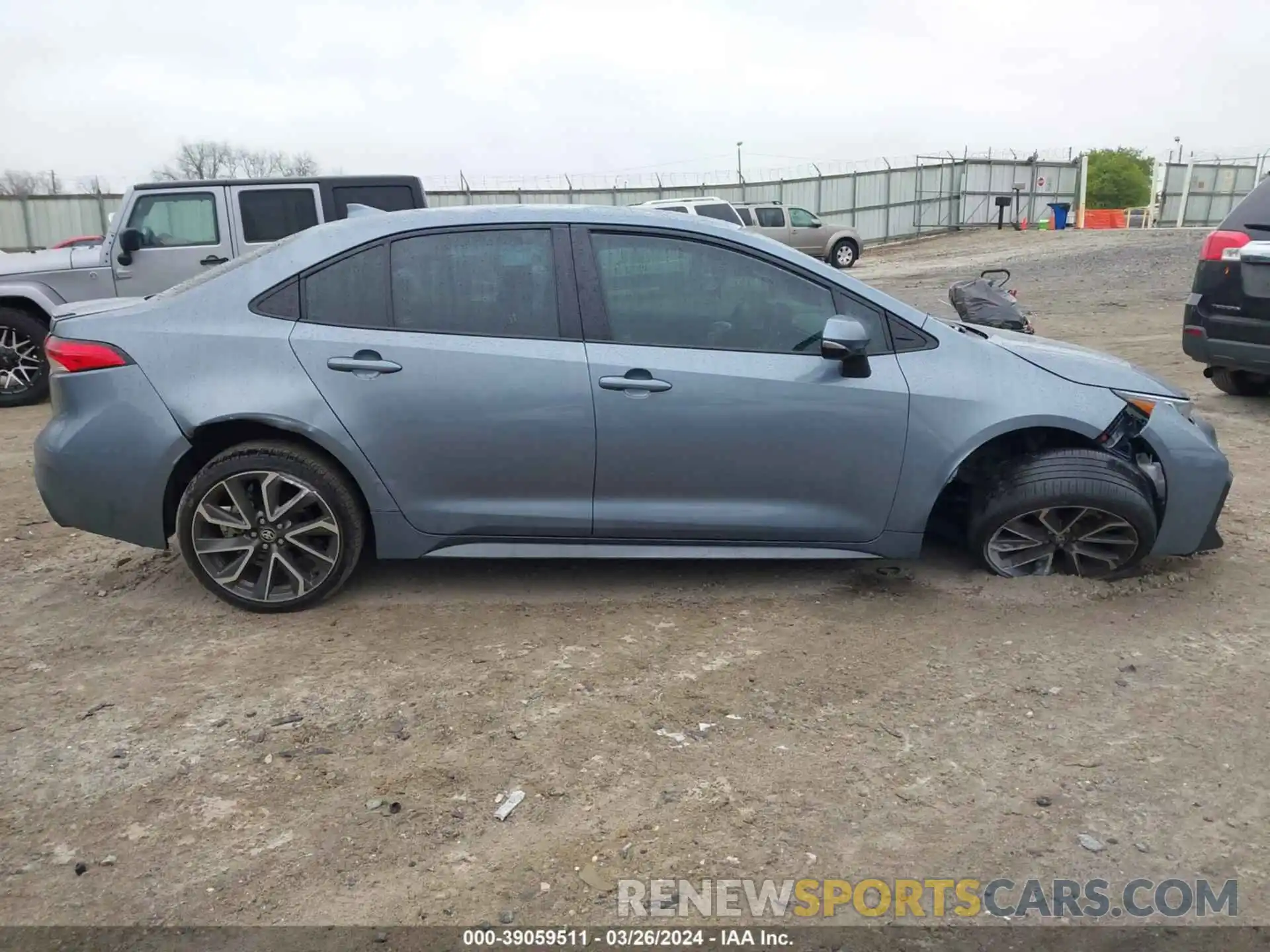 13 Photograph of a damaged car 5YFS4MCEXNP099483 TOYOTA COROLLA 2022