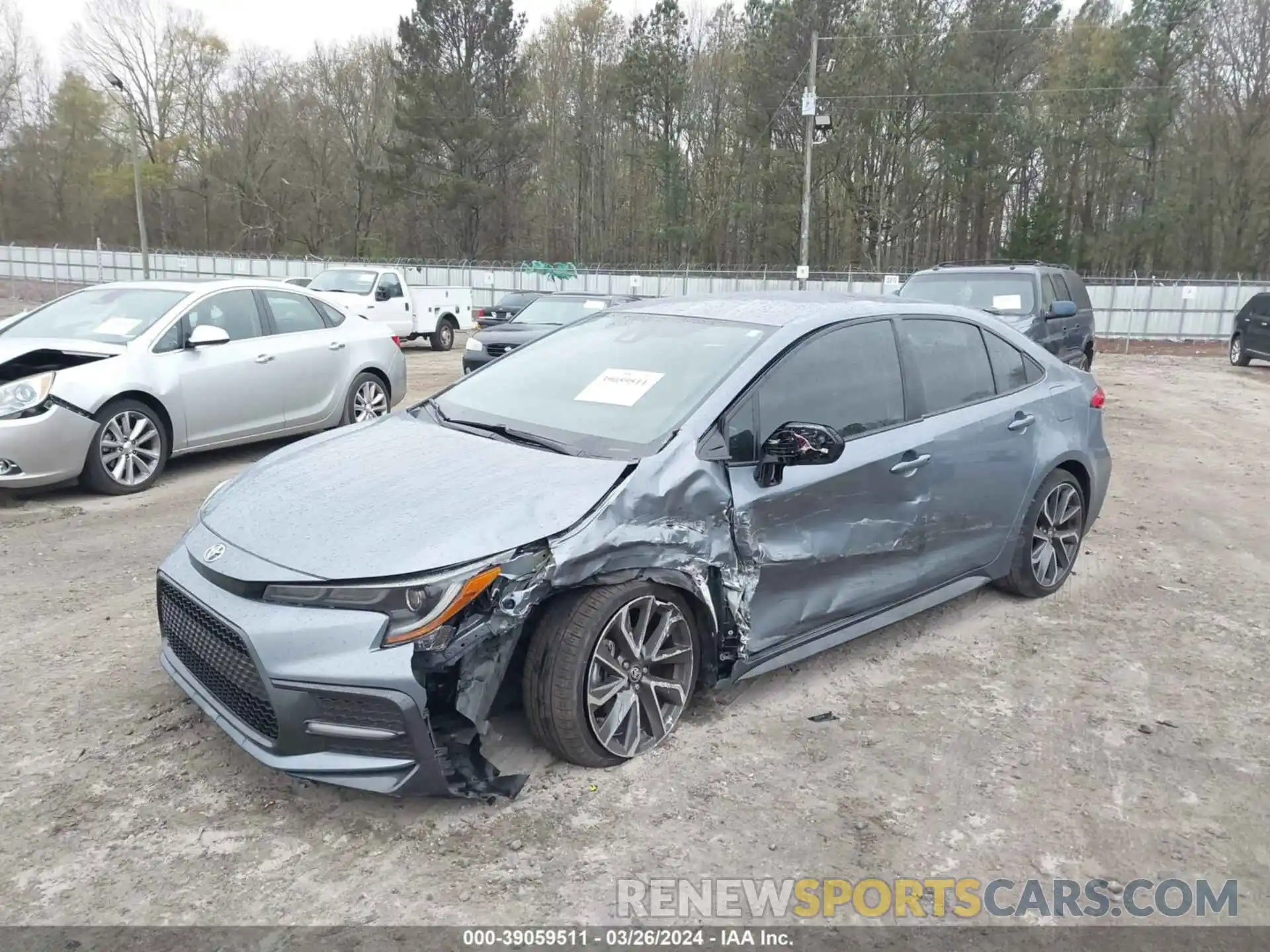 2 Photograph of a damaged car 5YFS4MCEXNP099483 TOYOTA COROLLA 2022