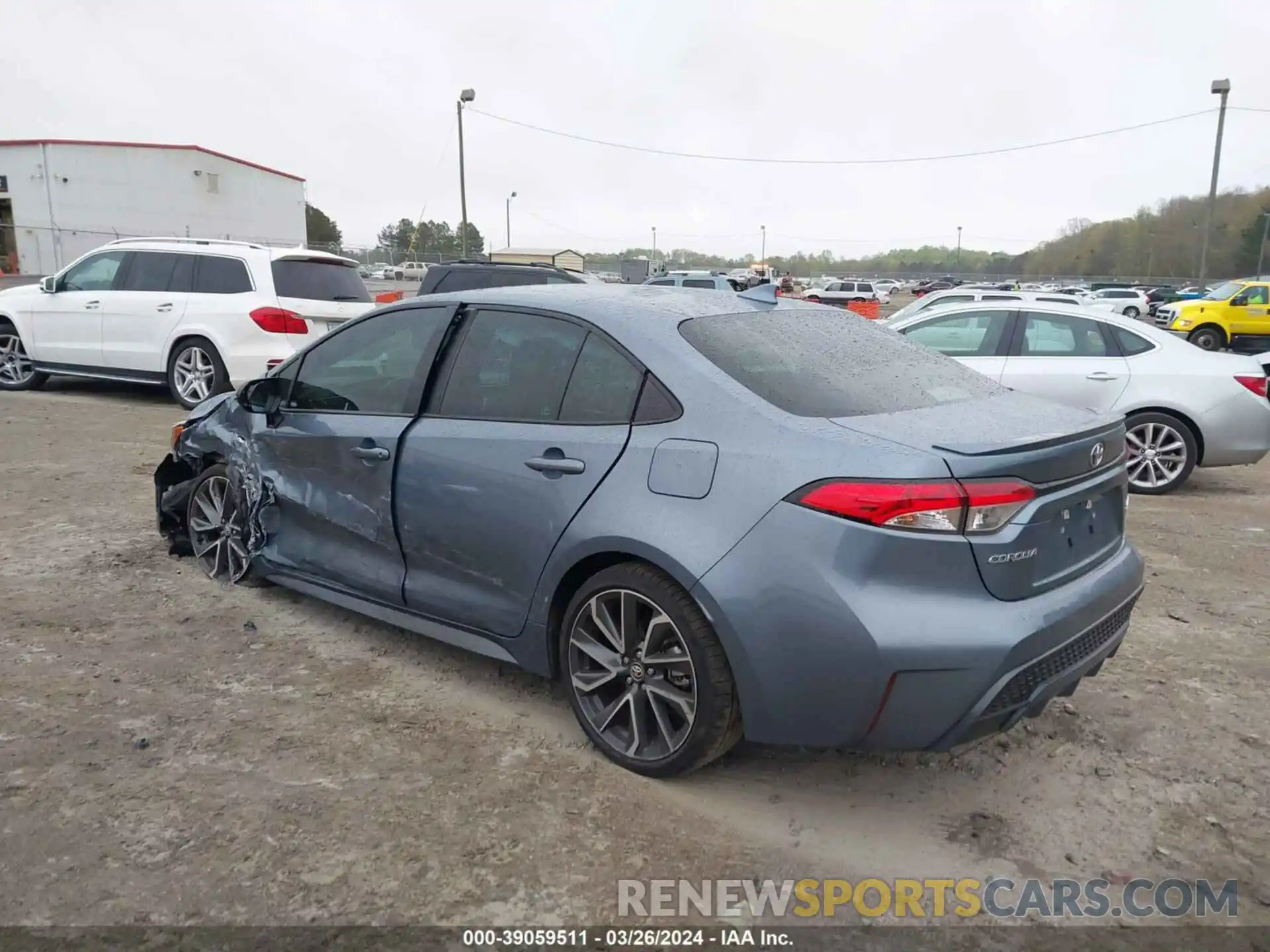 3 Photograph of a damaged car 5YFS4MCEXNP099483 TOYOTA COROLLA 2022