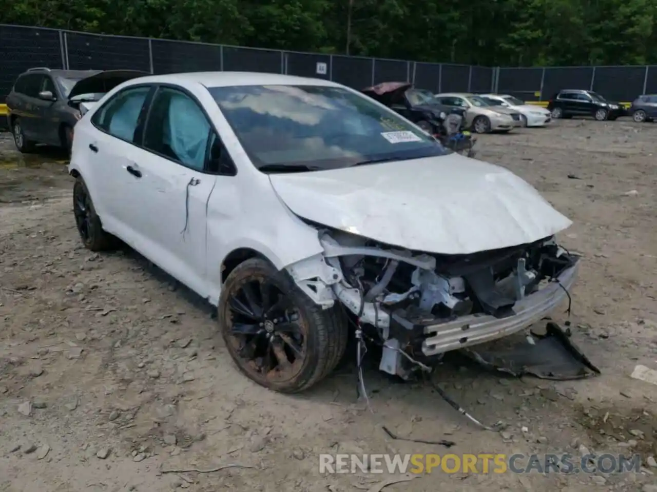 1 Photograph of a damaged car 5YFS4MCEXNP099712 TOYOTA COROLLA 2022