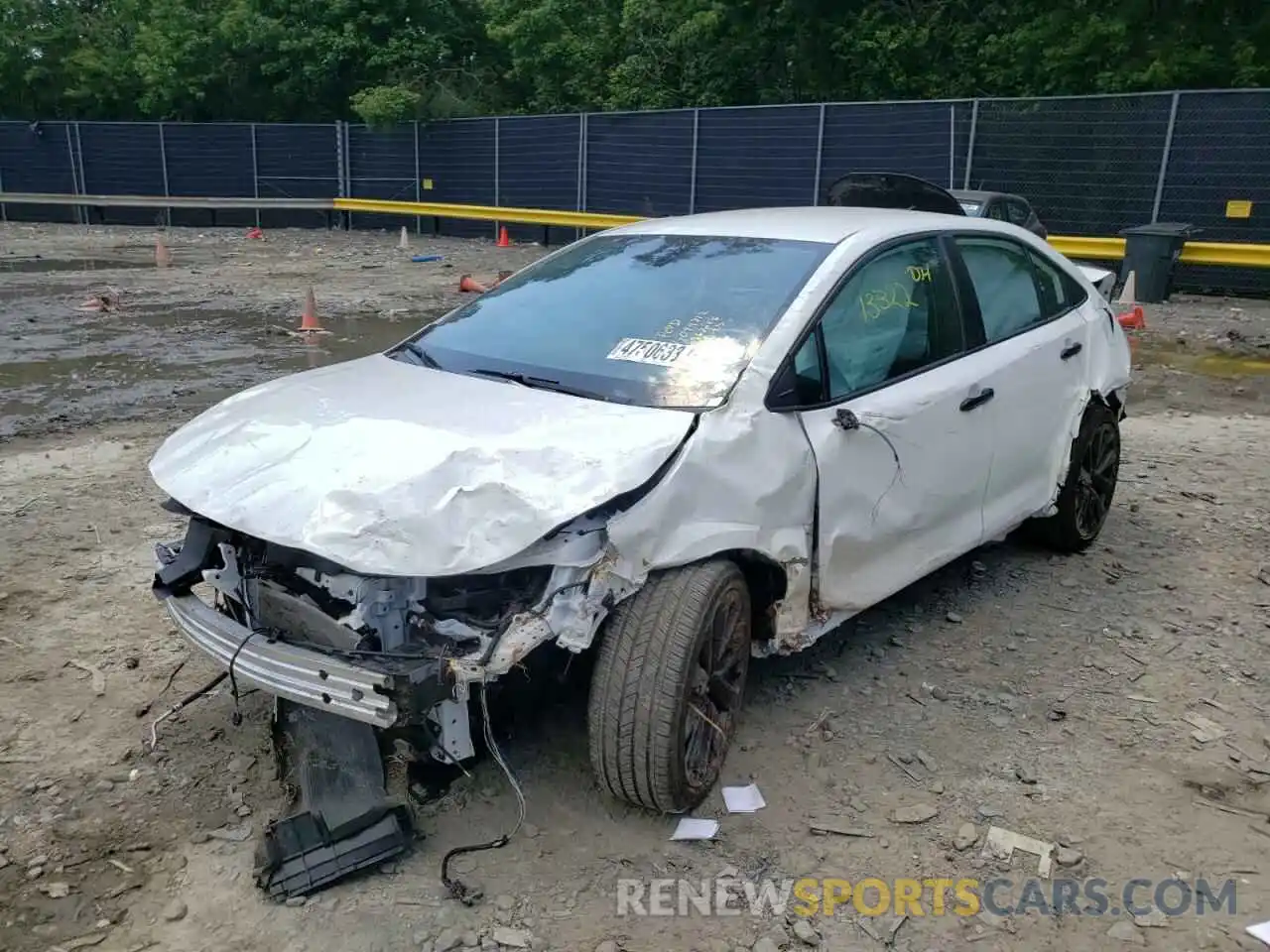 2 Photograph of a damaged car 5YFS4MCEXNP099712 TOYOTA COROLLA 2022