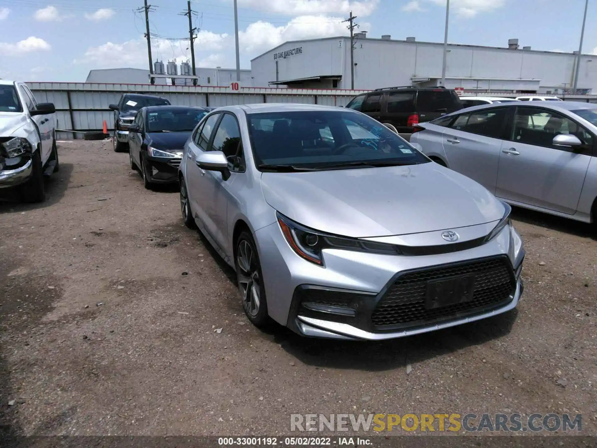 1 Photograph of a damaged car 5YFS4MCEXNP100793 TOYOTA COROLLA 2022