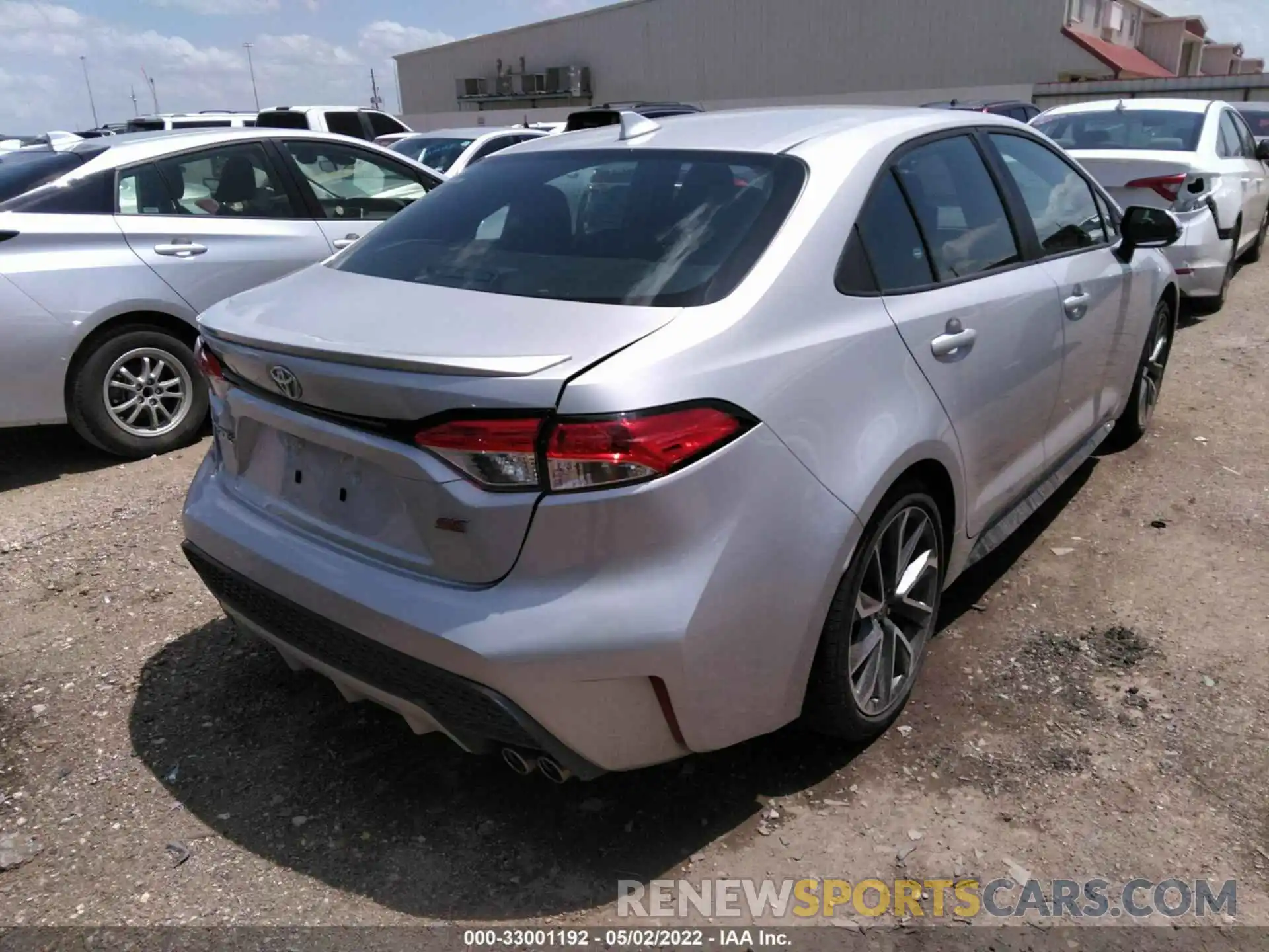 4 Photograph of a damaged car 5YFS4MCEXNP100793 TOYOTA COROLLA 2022