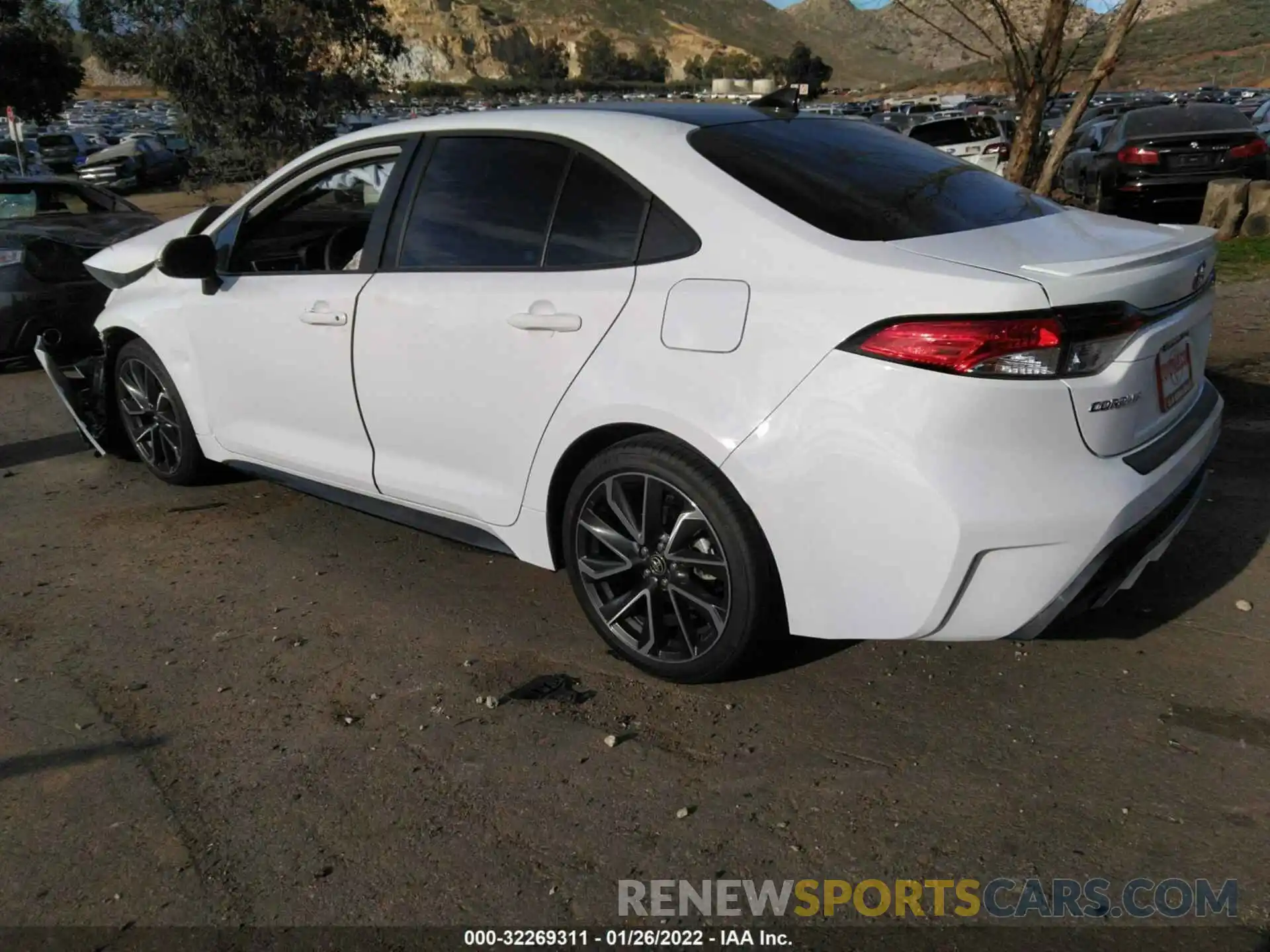 3 Photograph of a damaged car 5YFS4MCEXNP102723 TOYOTA COROLLA 2022