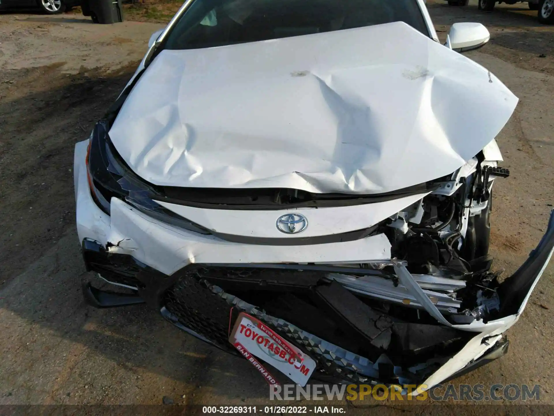 6 Photograph of a damaged car 5YFS4MCEXNP102723 TOYOTA COROLLA 2022