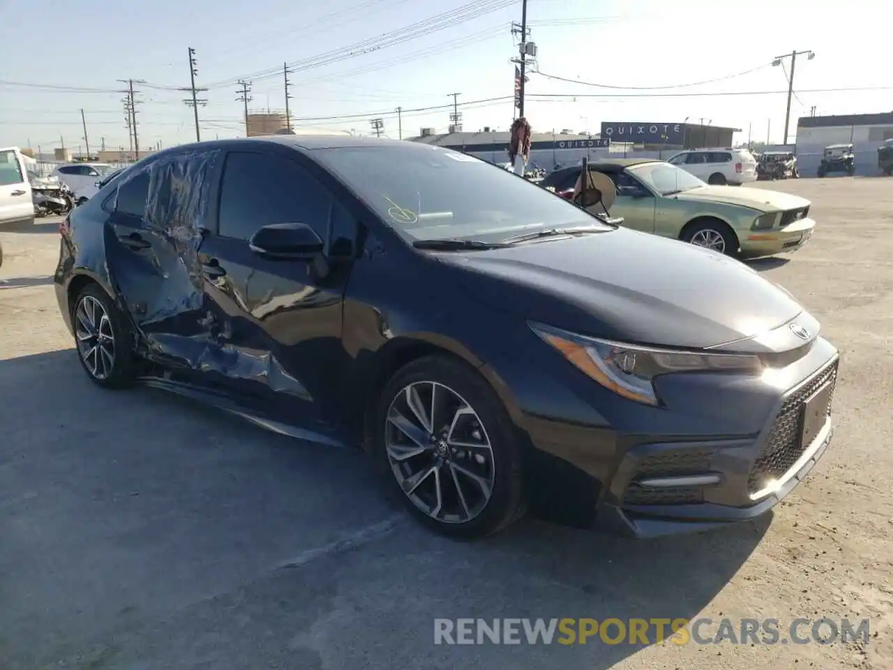 1 Photograph of a damaged car 5YFS4MCEXNP104827 TOYOTA COROLLA 2022