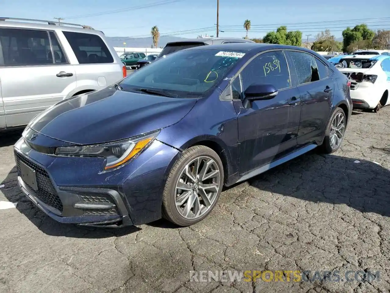 1 Photograph of a damaged car 5YFS4MCEXNP104830 TOYOTA COROLLA 2022