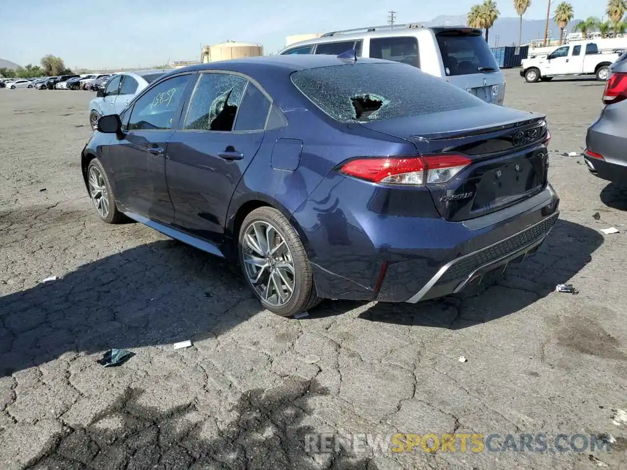 2 Photograph of a damaged car 5YFS4MCEXNP104830 TOYOTA COROLLA 2022