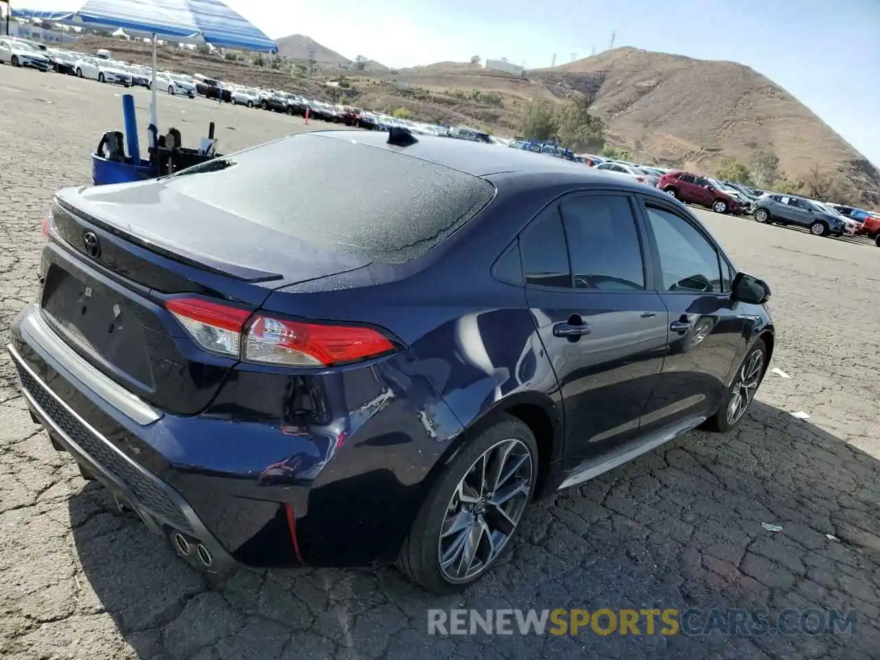 3 Photograph of a damaged car 5YFS4MCEXNP104830 TOYOTA COROLLA 2022