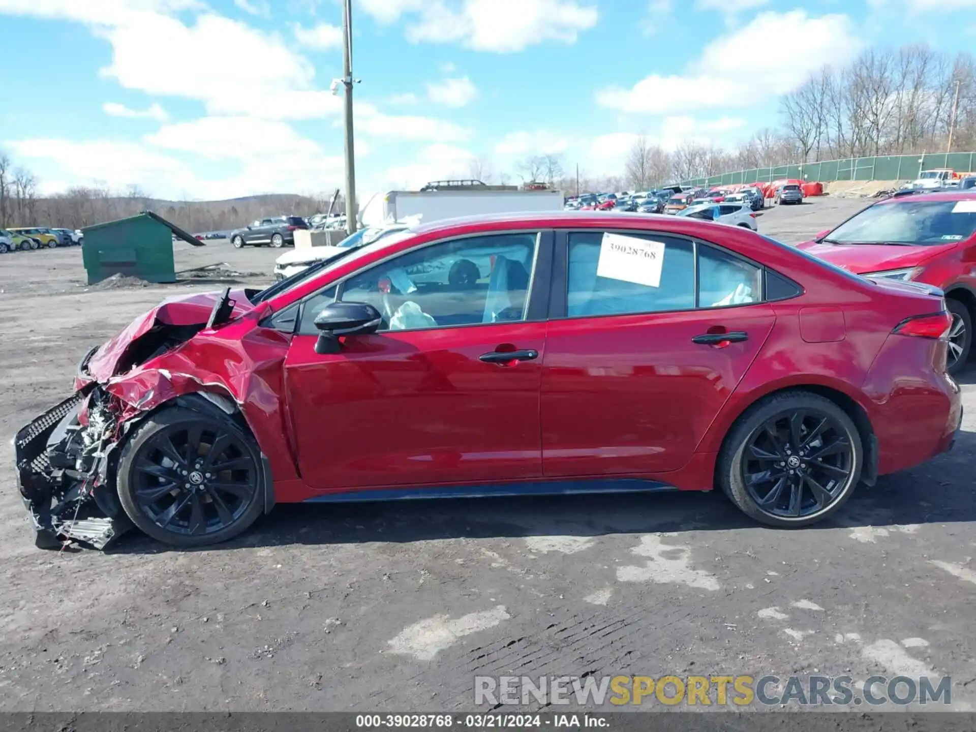 14 Photograph of a damaged car 5YFS4MCEXNP105346 TOYOTA COROLLA 2022