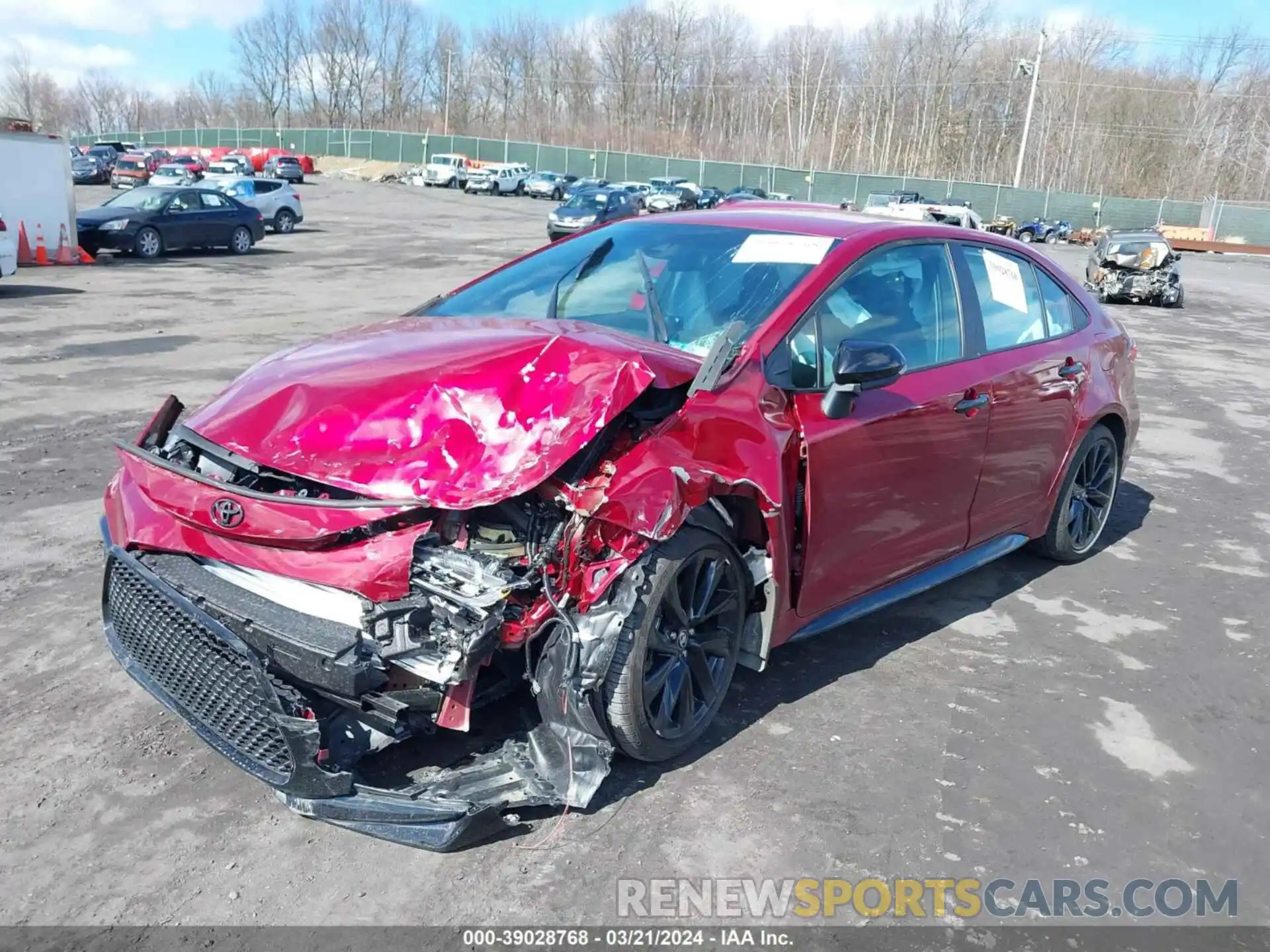 2 Photograph of a damaged car 5YFS4MCEXNP105346 TOYOTA COROLLA 2022