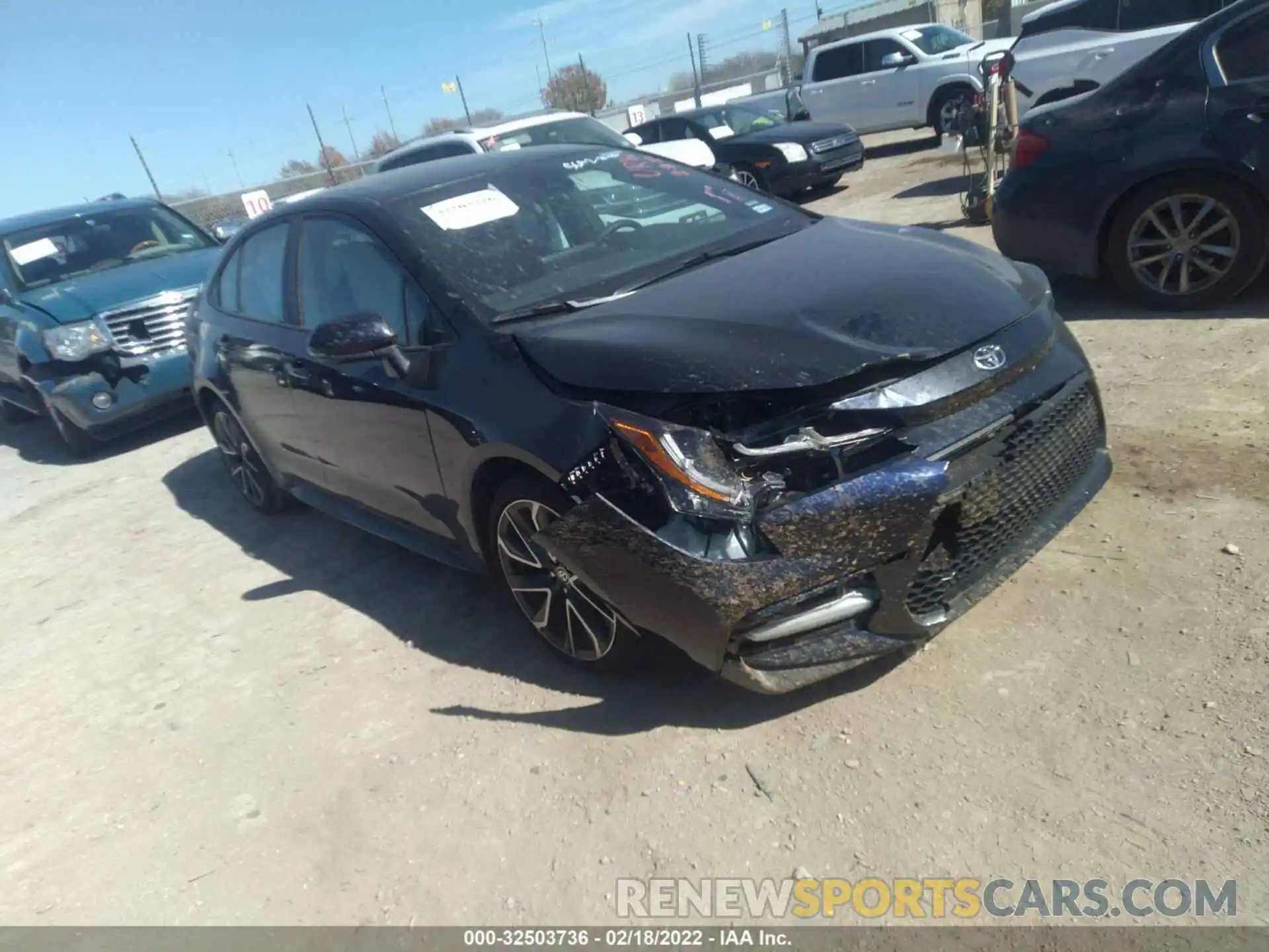 1 Photograph of a damaged car 5YFS4MCEXNP105413 TOYOTA COROLLA 2022