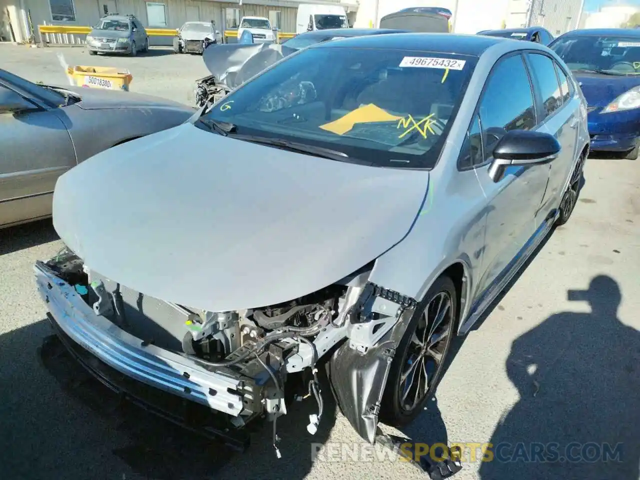 2 Photograph of a damaged car 5YFS4MCEXNP105606 TOYOTA COROLLA 2022