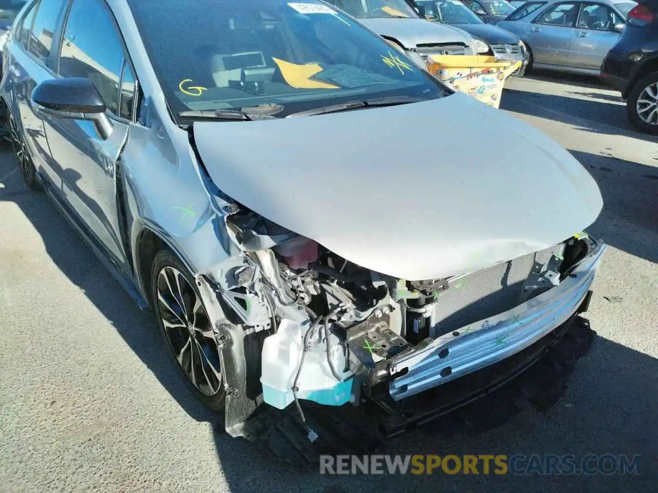 9 Photograph of a damaged car 5YFS4MCEXNP105606 TOYOTA COROLLA 2022