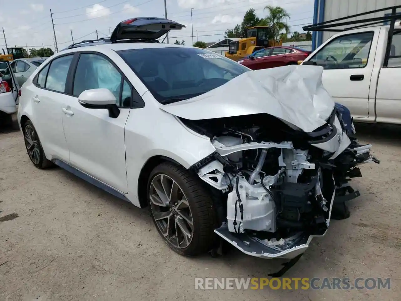 1 Photograph of a damaged car 5YFS4MCEXNP108232 TOYOTA COROLLA 2022