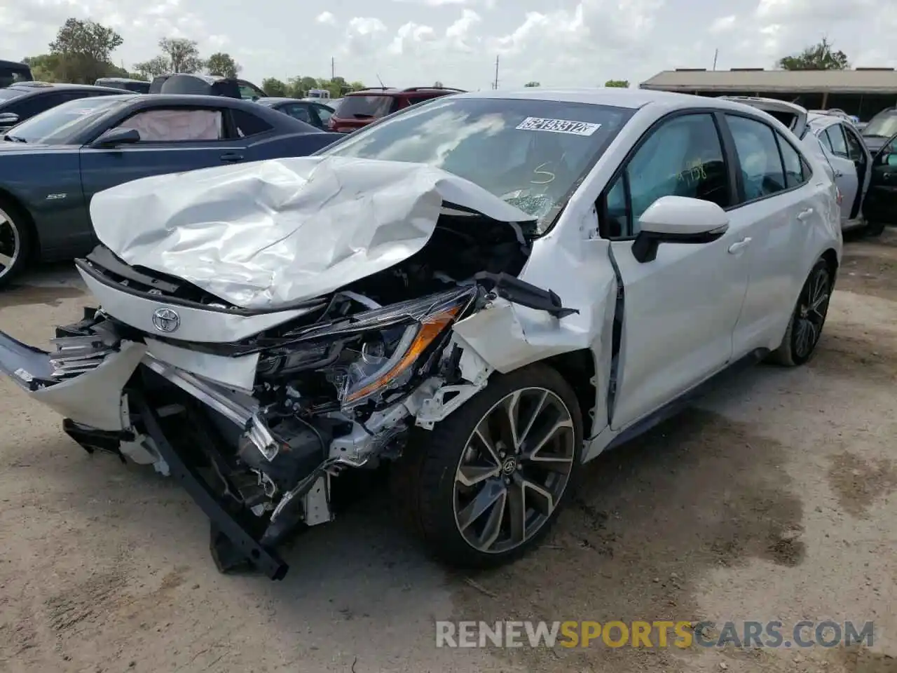 2 Photograph of a damaged car 5YFS4MCEXNP108232 TOYOTA COROLLA 2022