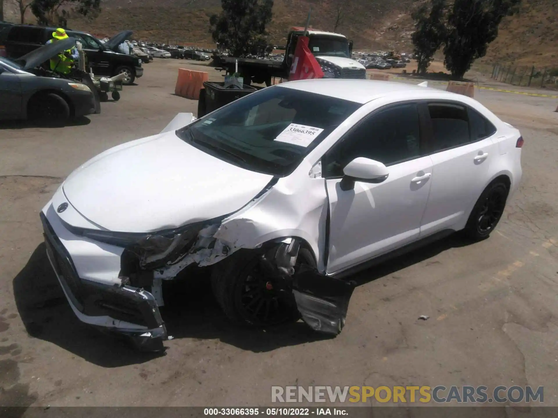 2 Photograph of a damaged car 5YFS4MCEXNP108859 TOYOTA COROLLA 2022