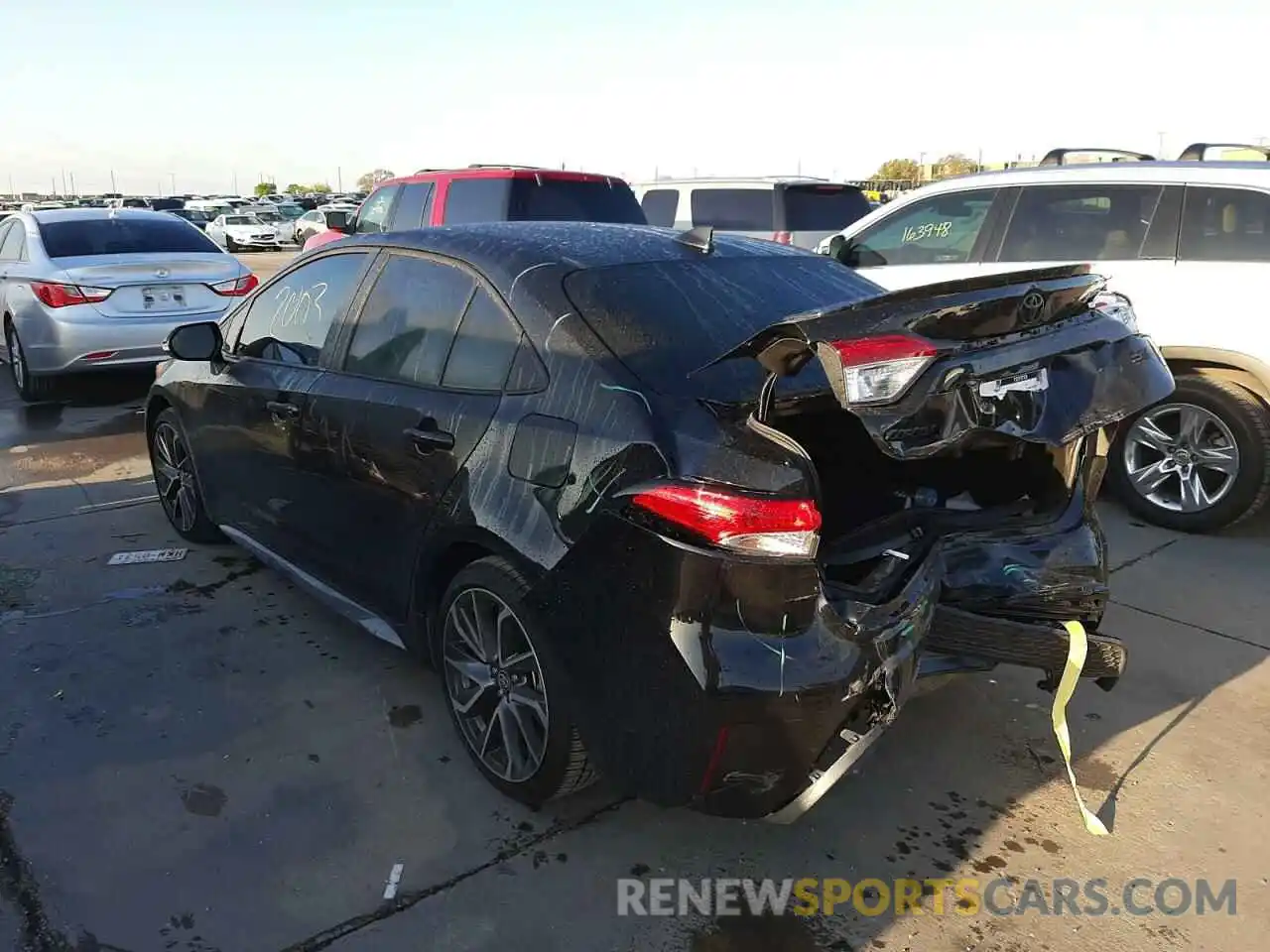 3 Photograph of a damaged car 5YFS4MCEXNP109087 TOYOTA COROLLA 2022