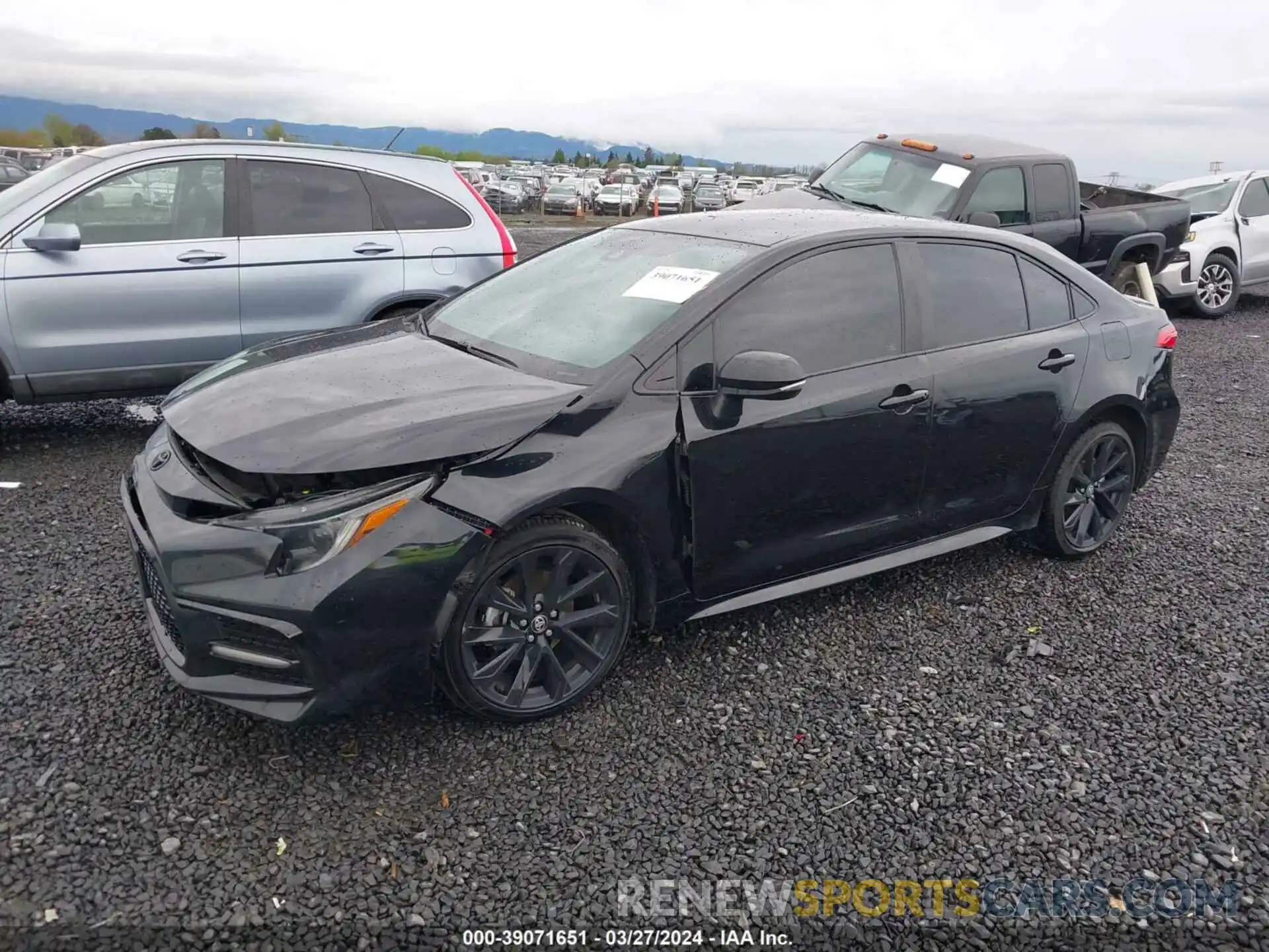 2 Photograph of a damaged car 5YFS4MCEXNP109137 TOYOTA COROLLA 2022