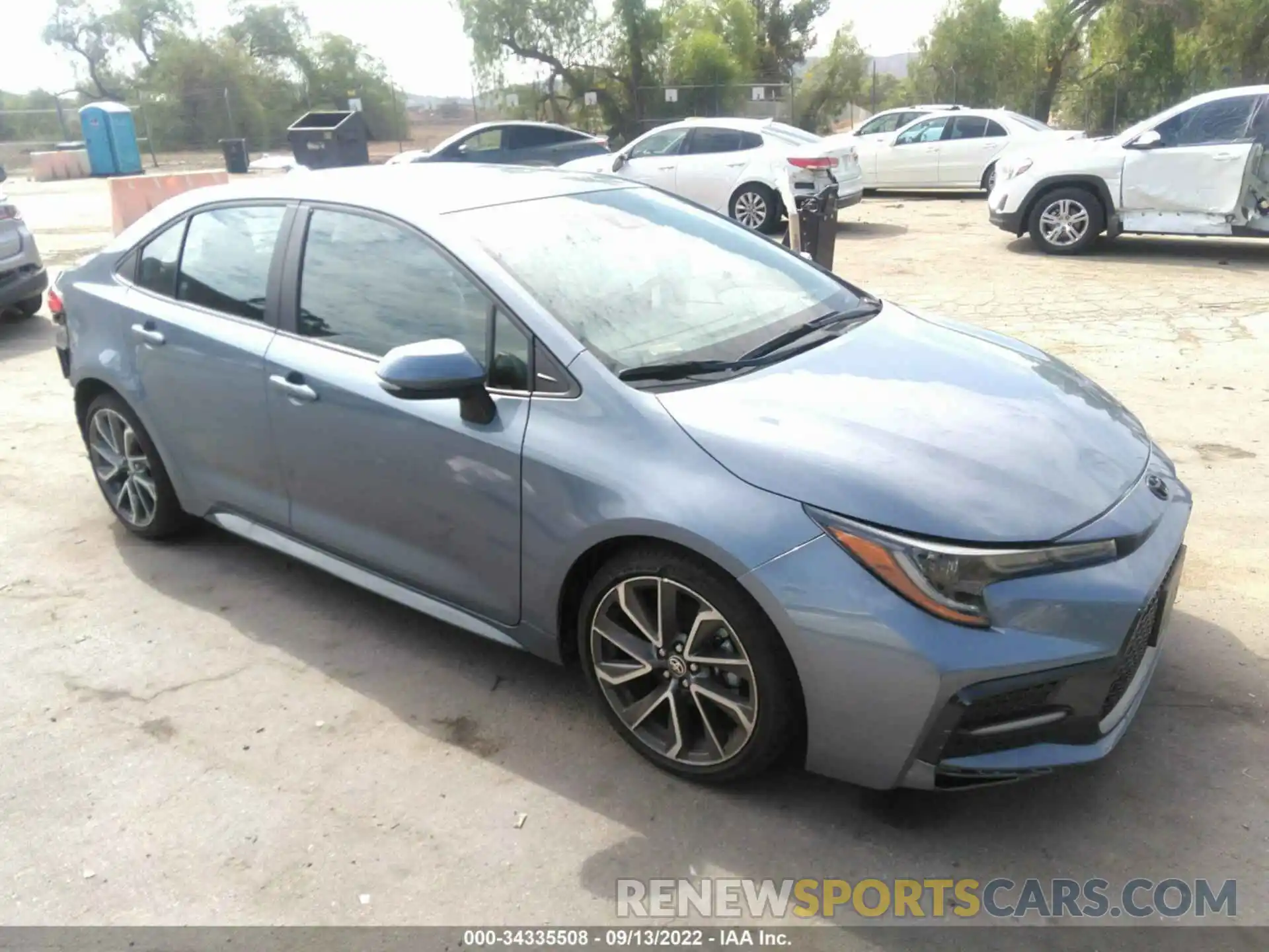 1 Photograph of a damaged car 5YFS4MCEXNP109395 TOYOTA COROLLA 2022