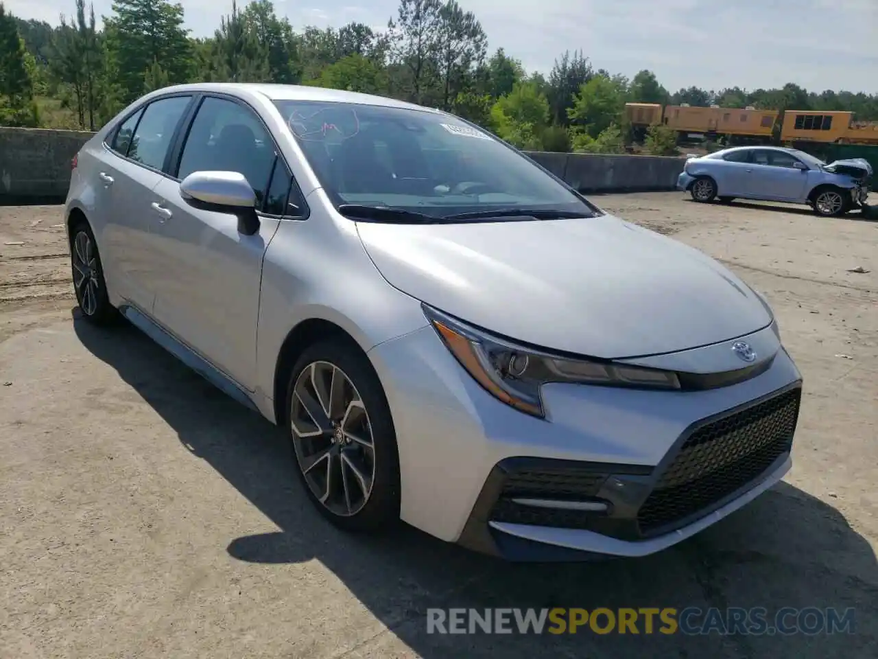 1 Photograph of a damaged car 5YFS4MCEXNP110286 TOYOTA COROLLA 2022