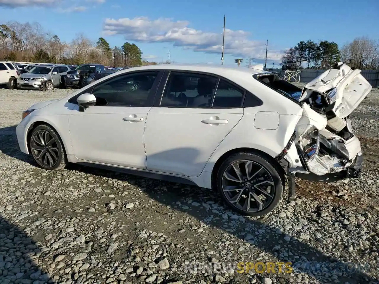 2 Photograph of a damaged car 5YFS4MCEXNP110465 TOYOTA COROLLA 2022