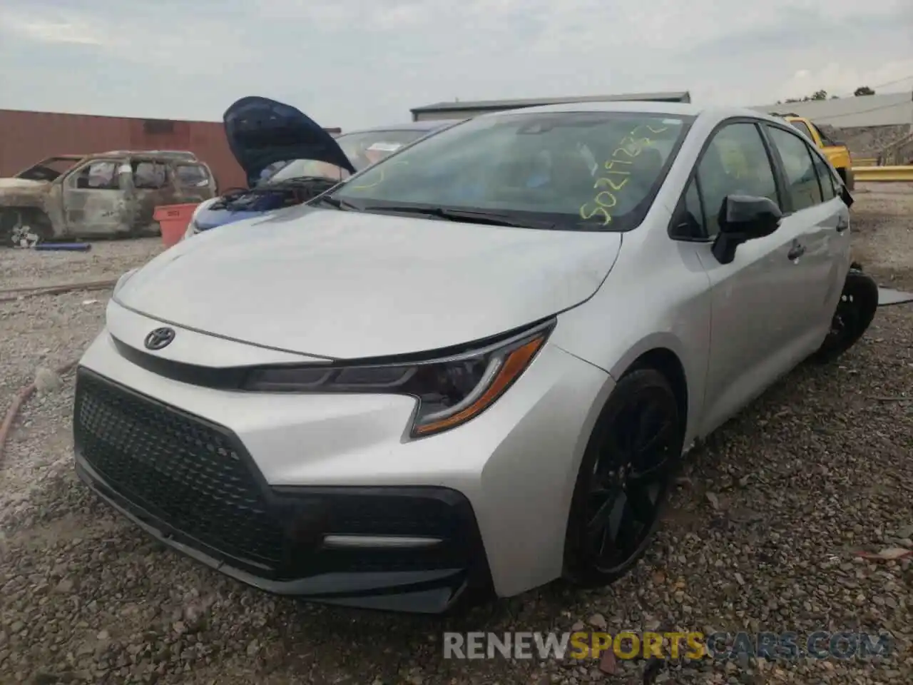 2 Photograph of a damaged car 5YFS4MCEXNP111518 TOYOTA COROLLA 2022