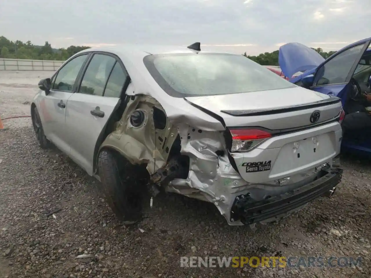 3 Photograph of a damaged car 5YFS4MCEXNP111518 TOYOTA COROLLA 2022