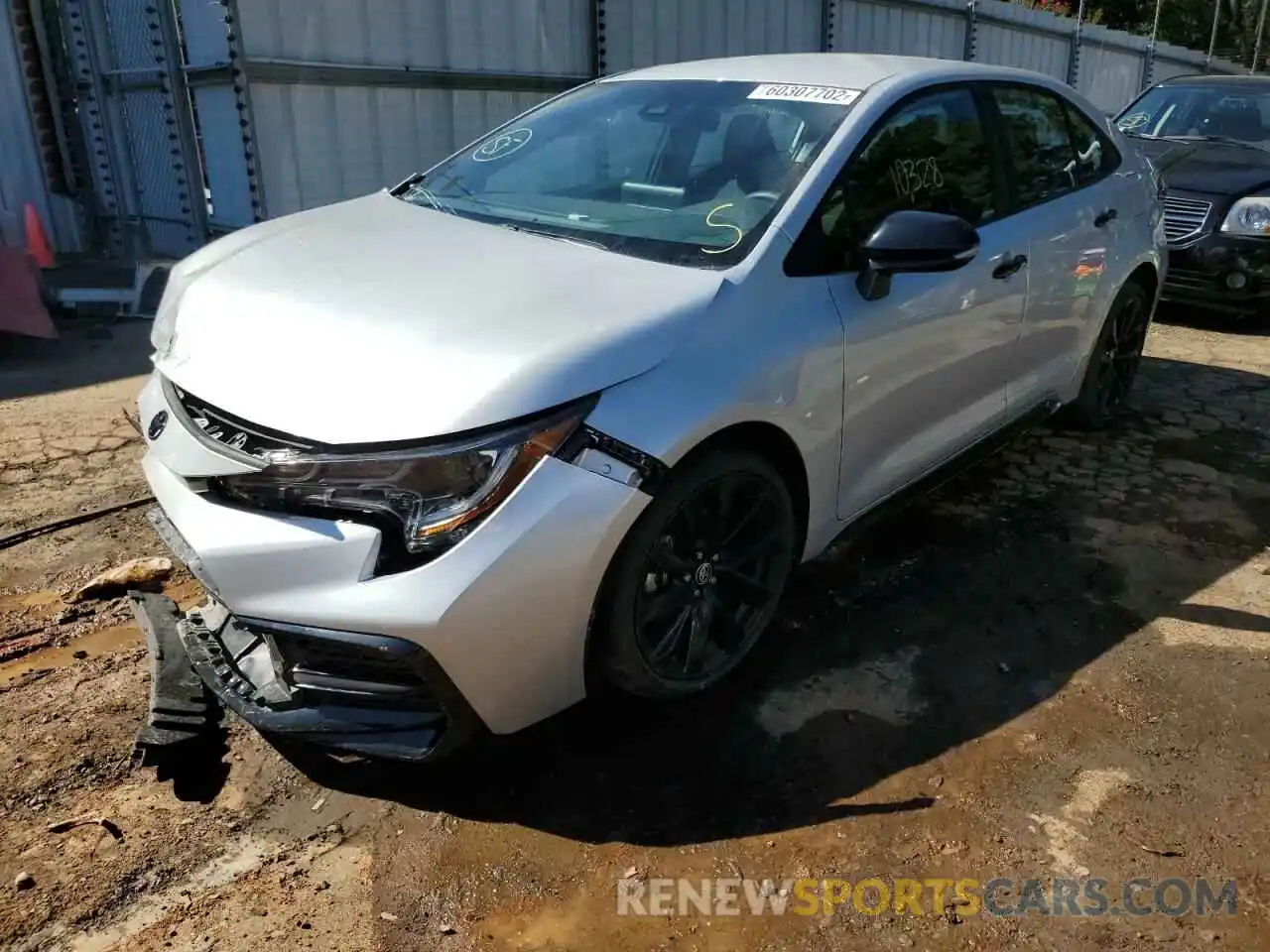 2 Photograph of a damaged car 5YFS4MCEXNP113267 TOYOTA COROLLA 2022