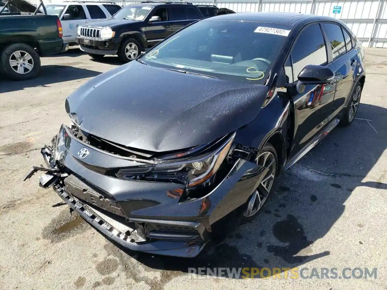 2 Photograph of a damaged car 5YFT4MCE0NP110138 TOYOTA COROLLA 2022