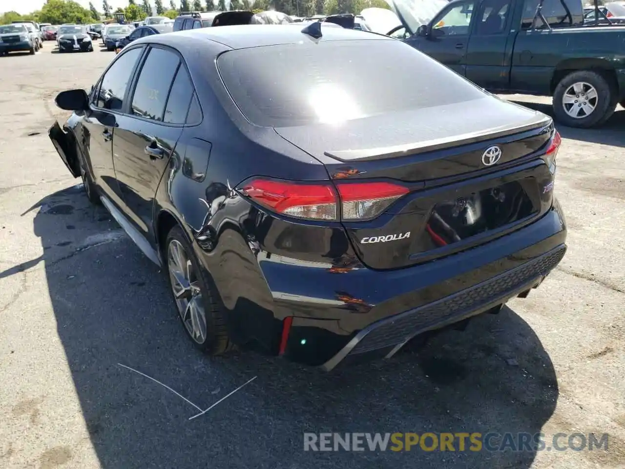 3 Photograph of a damaged car 5YFT4MCE0NP110138 TOYOTA COROLLA 2022